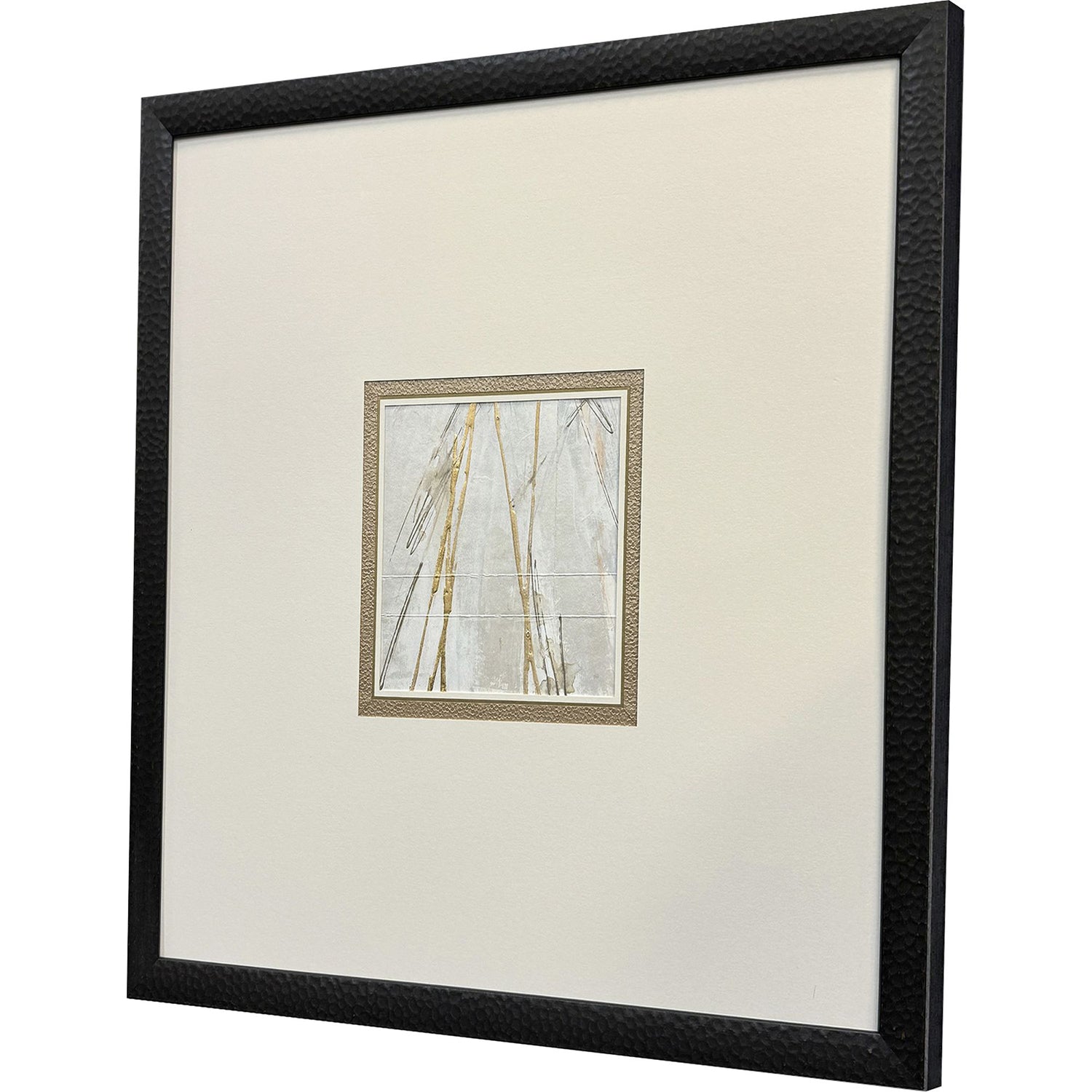 Paschke Incised Gold I Framed Artwork