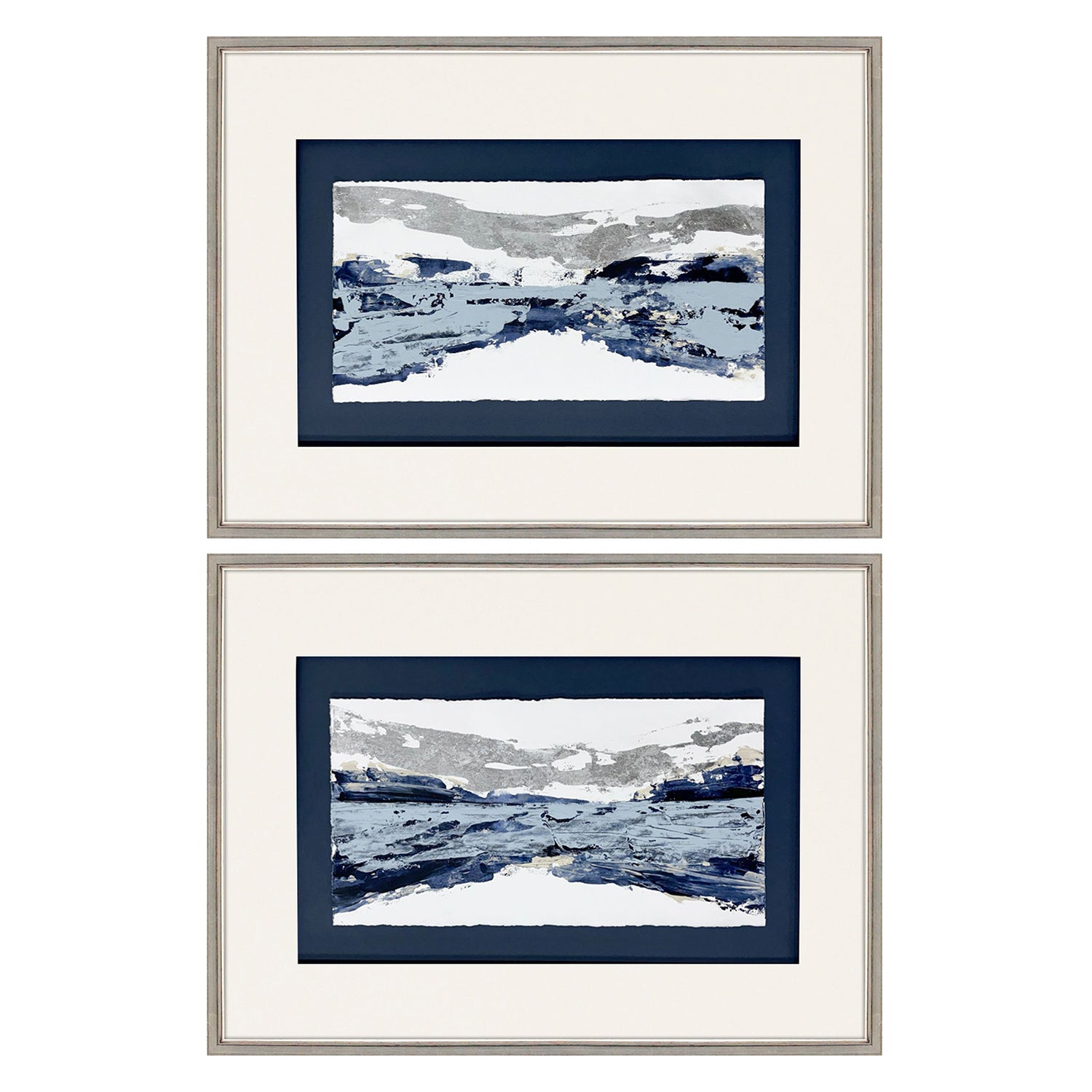 Langdon Blue View Framed Artwork Set of 2