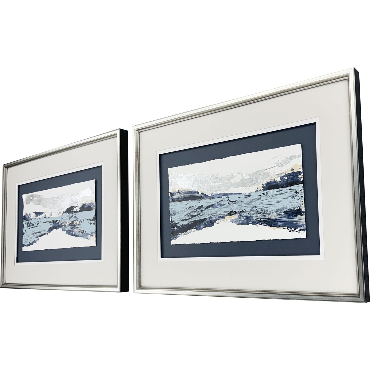 Langdon Blue View Framed Artwork Set of 2