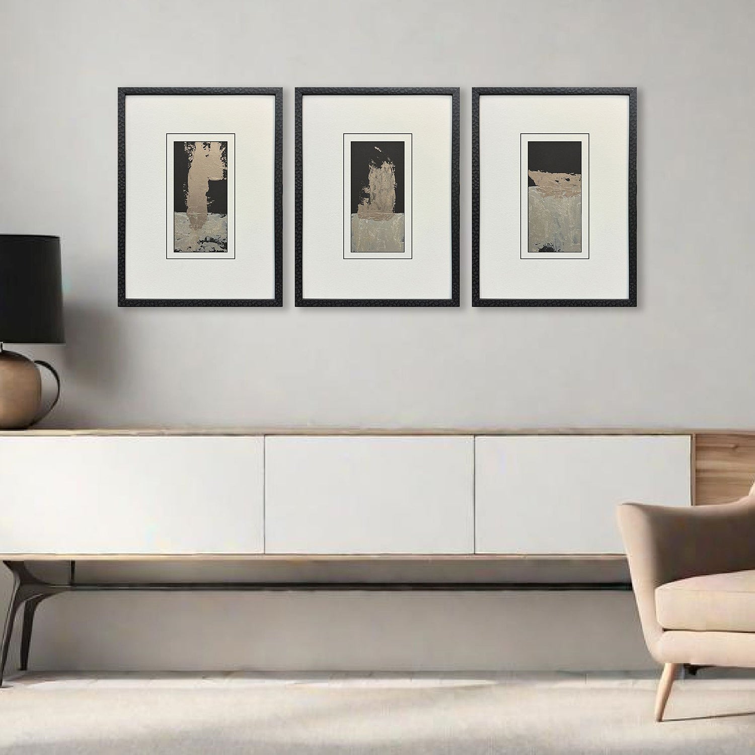 The Studio Reverie II Framed Artwork Set of 3
