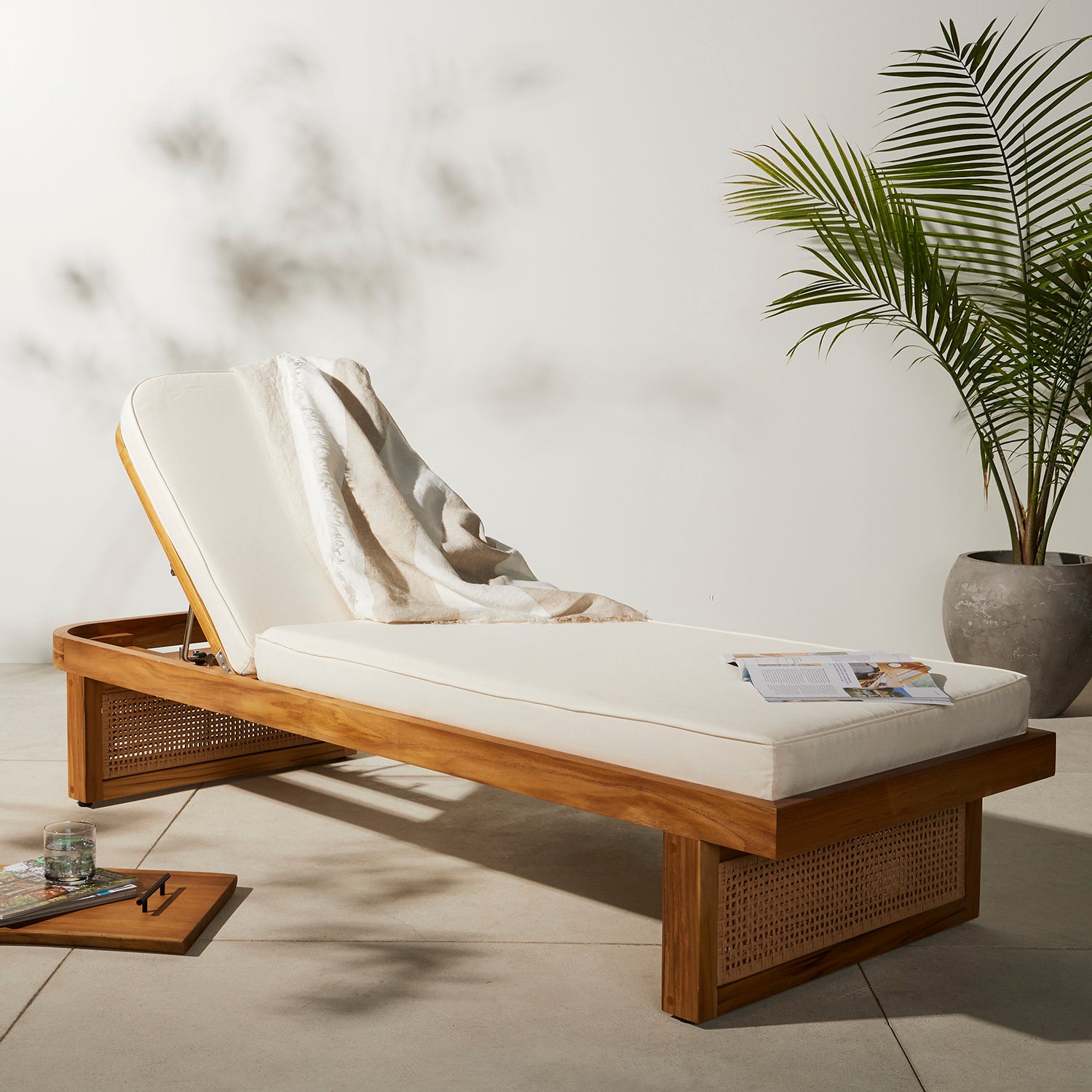 Four Hands Merit Outdoor Chaise - Final Sale