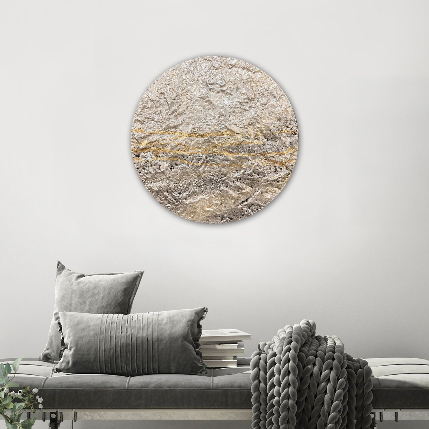 The Studio Metallic Mercury I Wall Sculpture