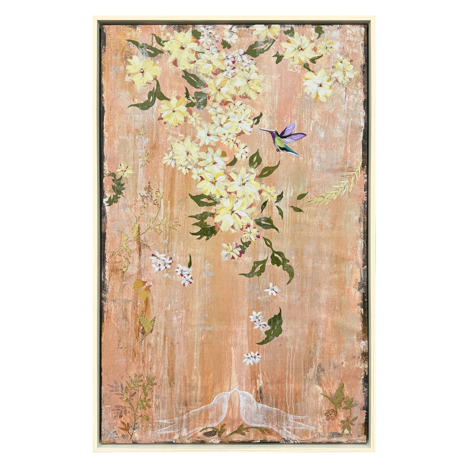 Jardine Love Birds I Canvas Art