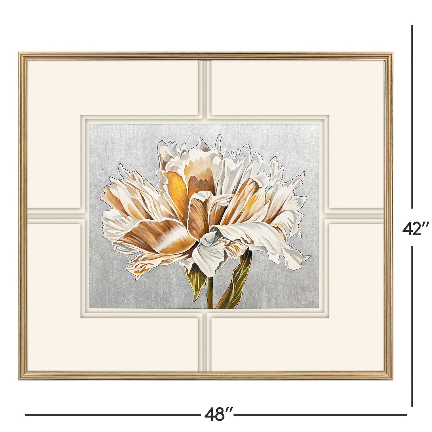 The Studio Parchement Petals Framed Art