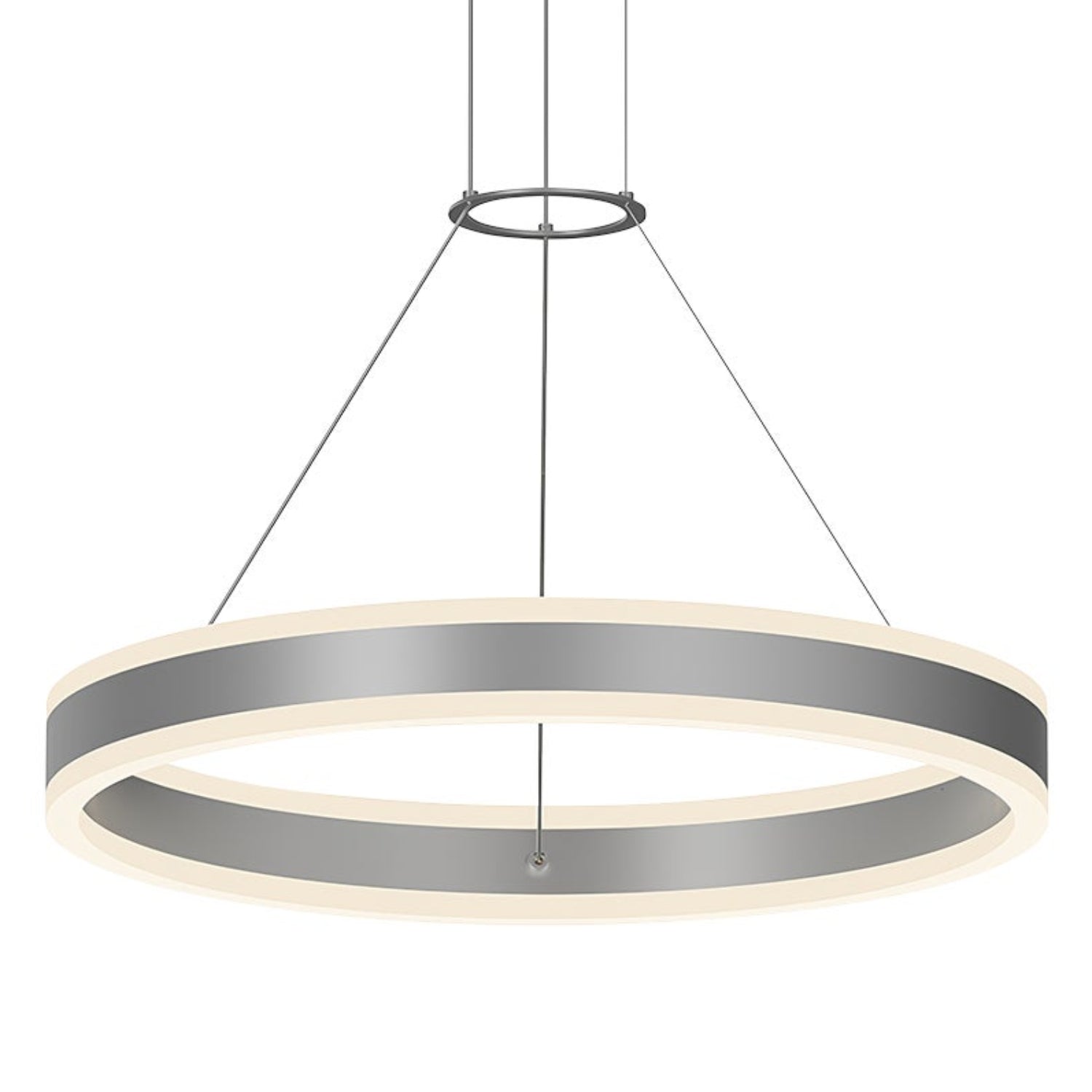 Sonneman Double Corona Bright Satin Aluminum 2303.16 Pendant
