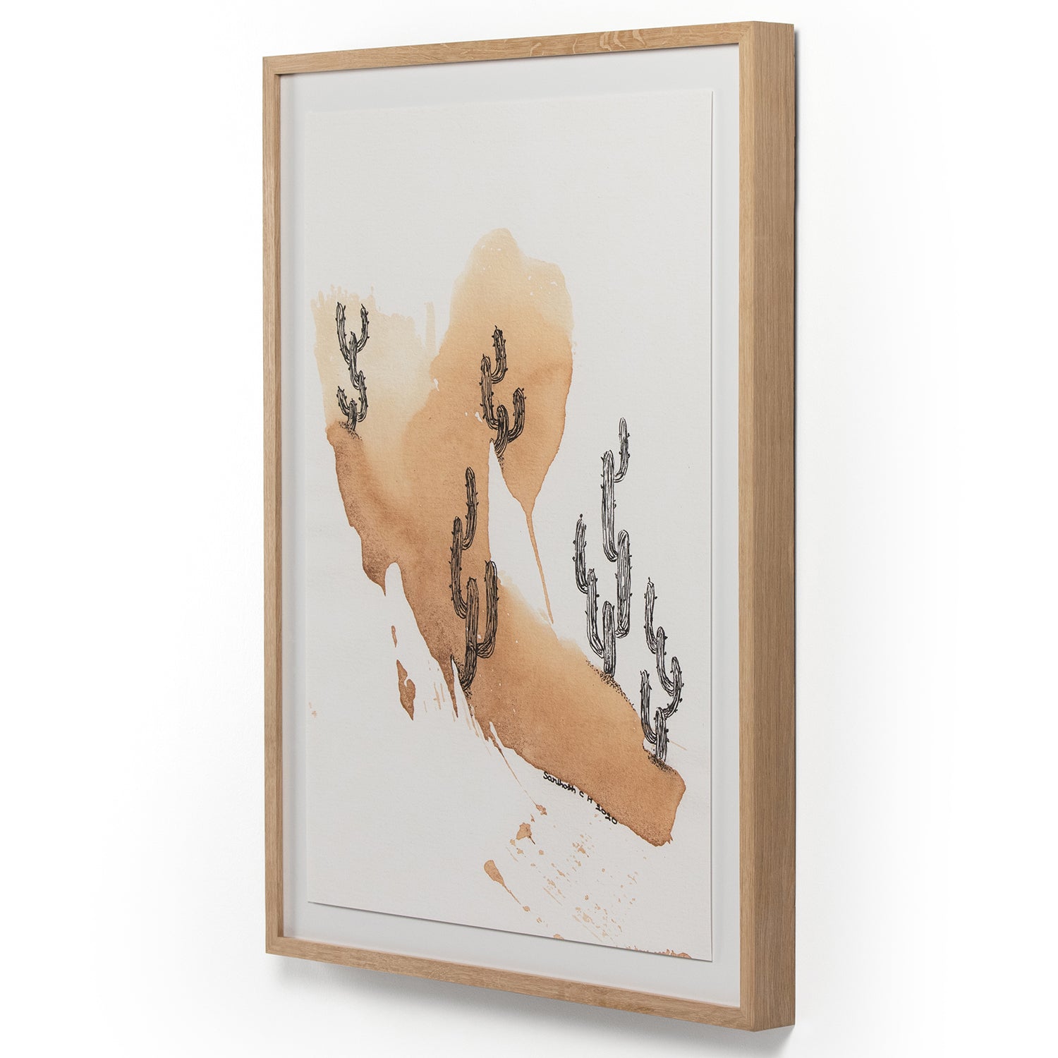 Four Hands Into the Desert Framed Artwork