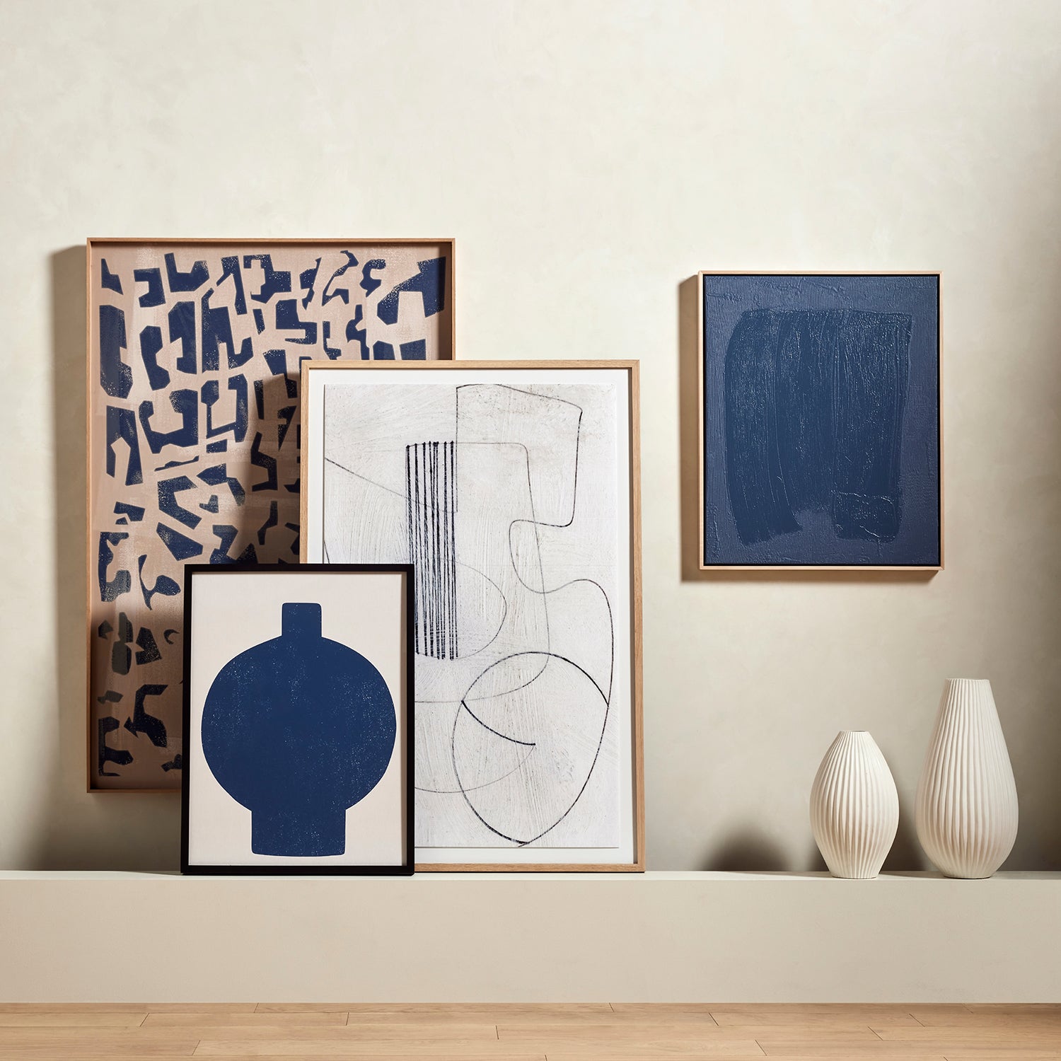 Four Hands Ceramic Vase III Framed Artwork