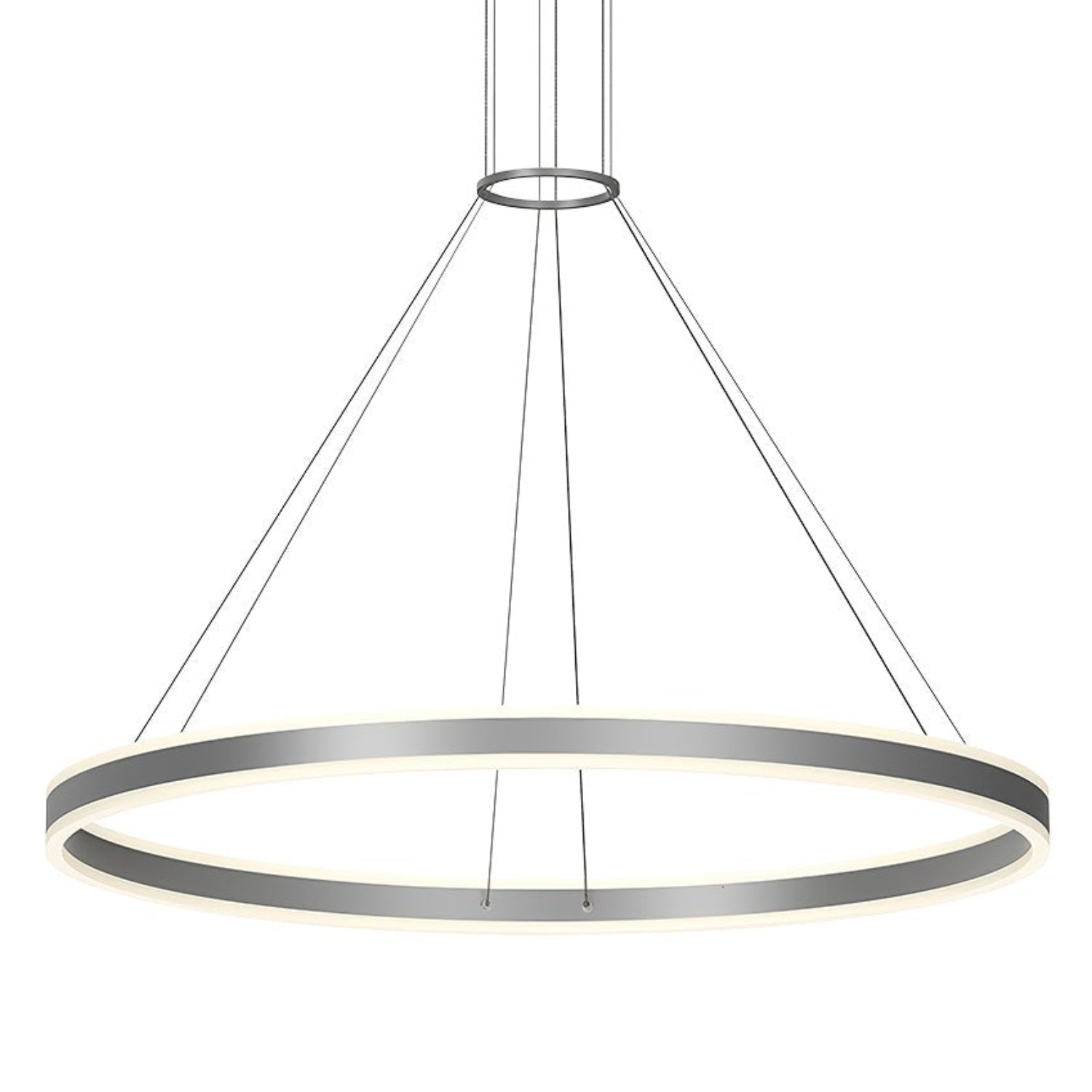 Sonneman Double Corona Bright Satin Aluminum 2307.16 Pendant