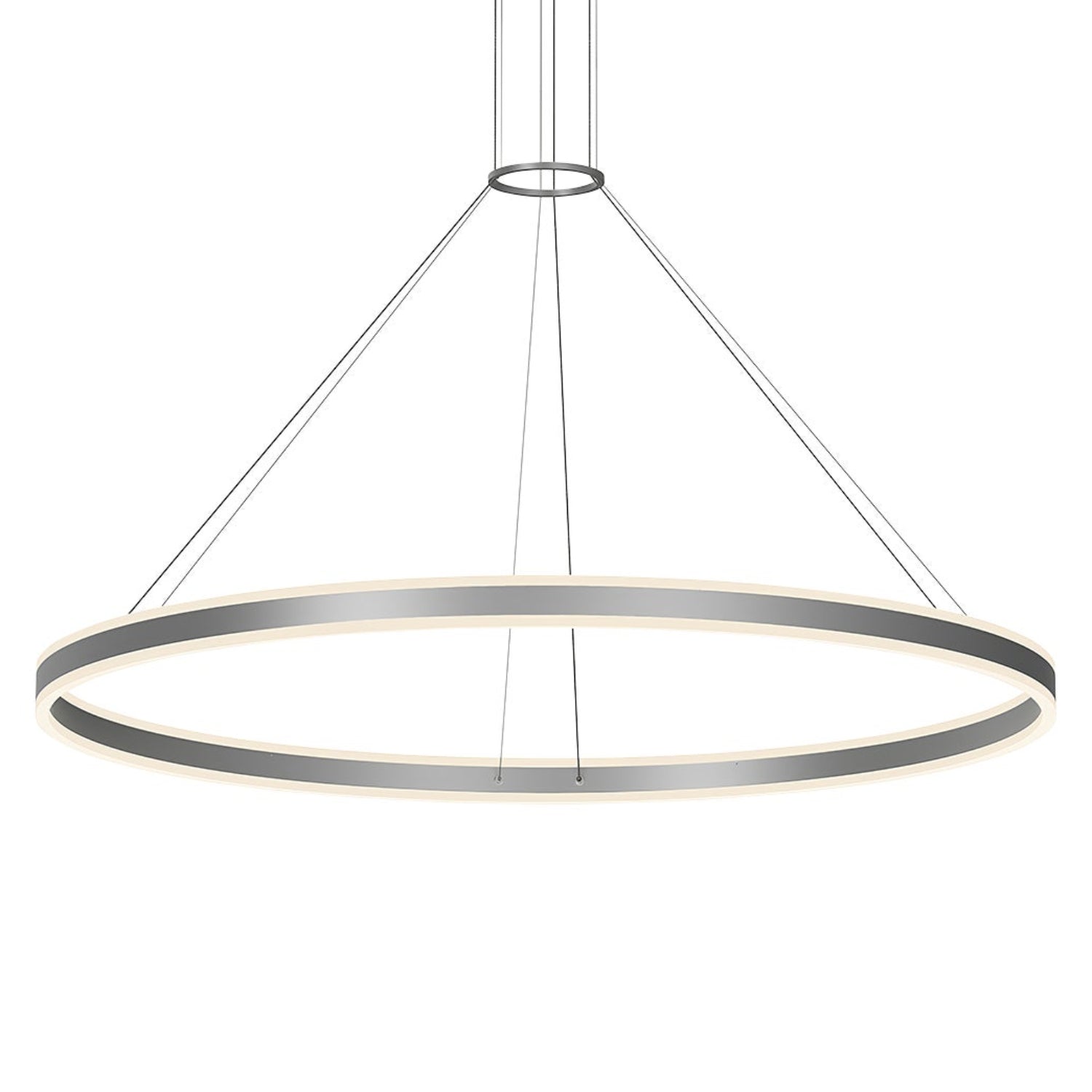 Sonneman Double Corona Bright Satin Aluminum 2309.16 Pendant