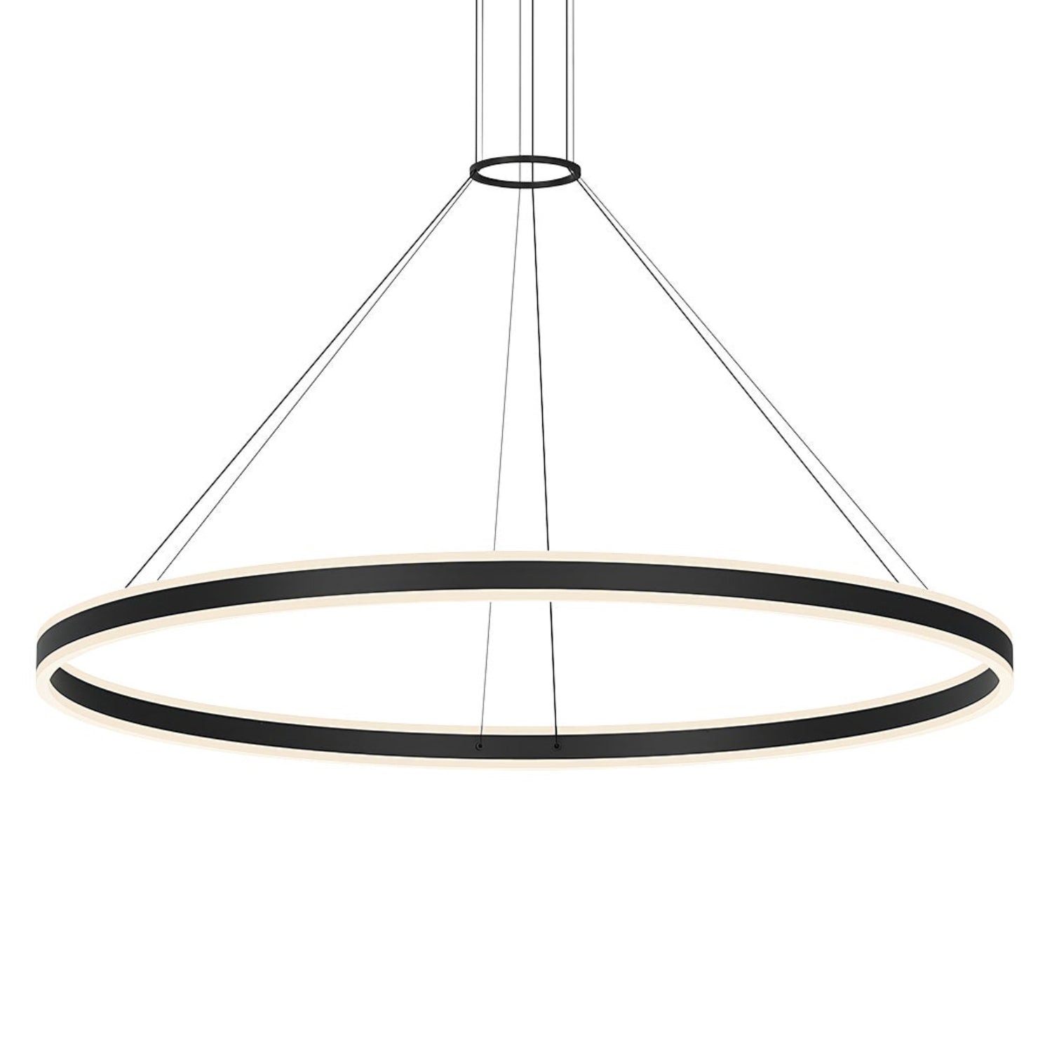 Sonneman Double Corona Satin Black 2309.25 Pendant