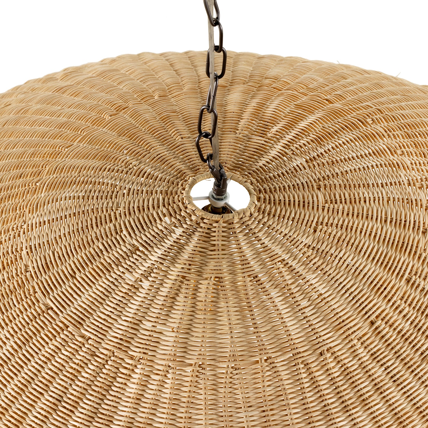 Four Hands Overscale Woven Rattan Pendant