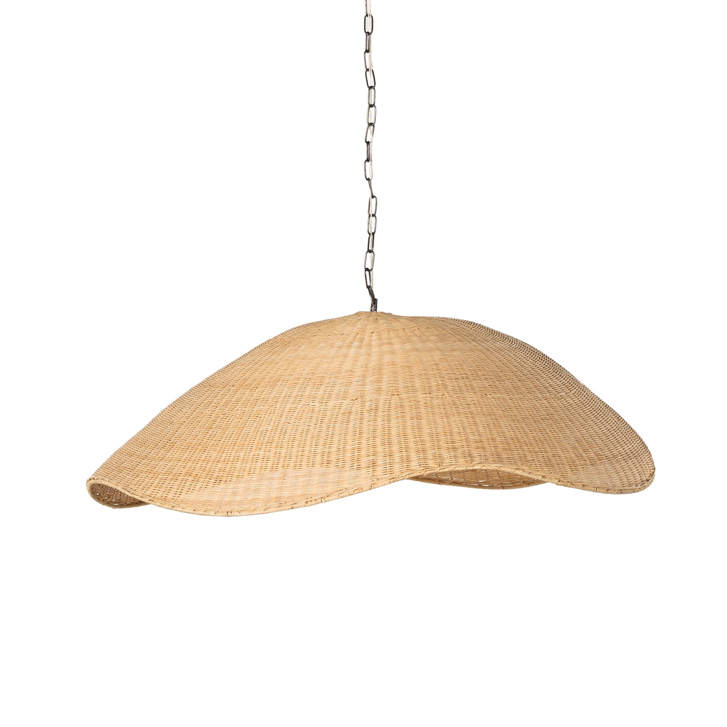 Four Hands Overscale Woven Rattan Pendant