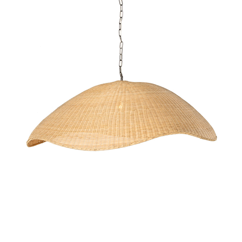 Four Hands Overscale Woven Rattan Pendant