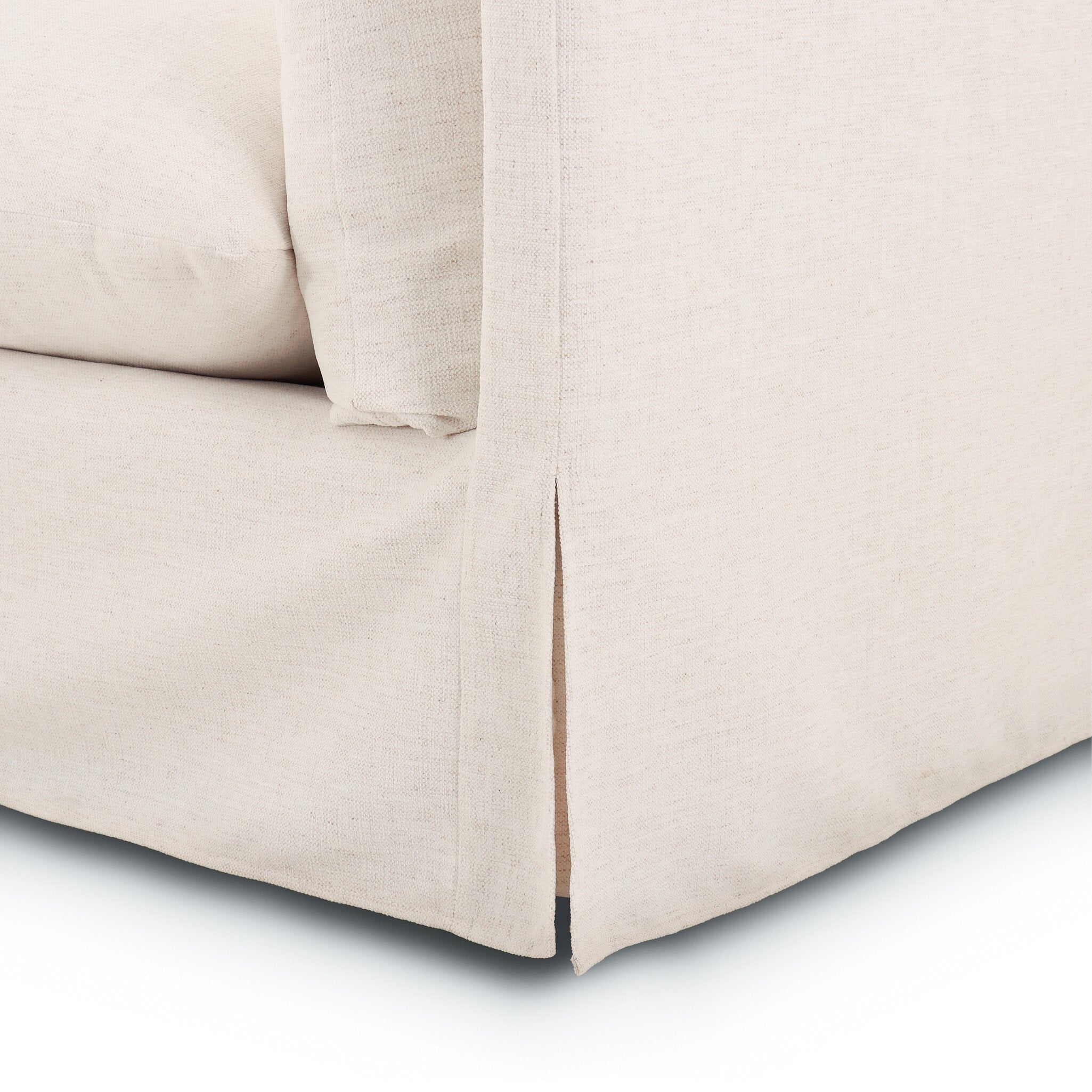 Four Hands Habitat Crypton Nomad Snow 3 Piece Sectional Sofa detail view