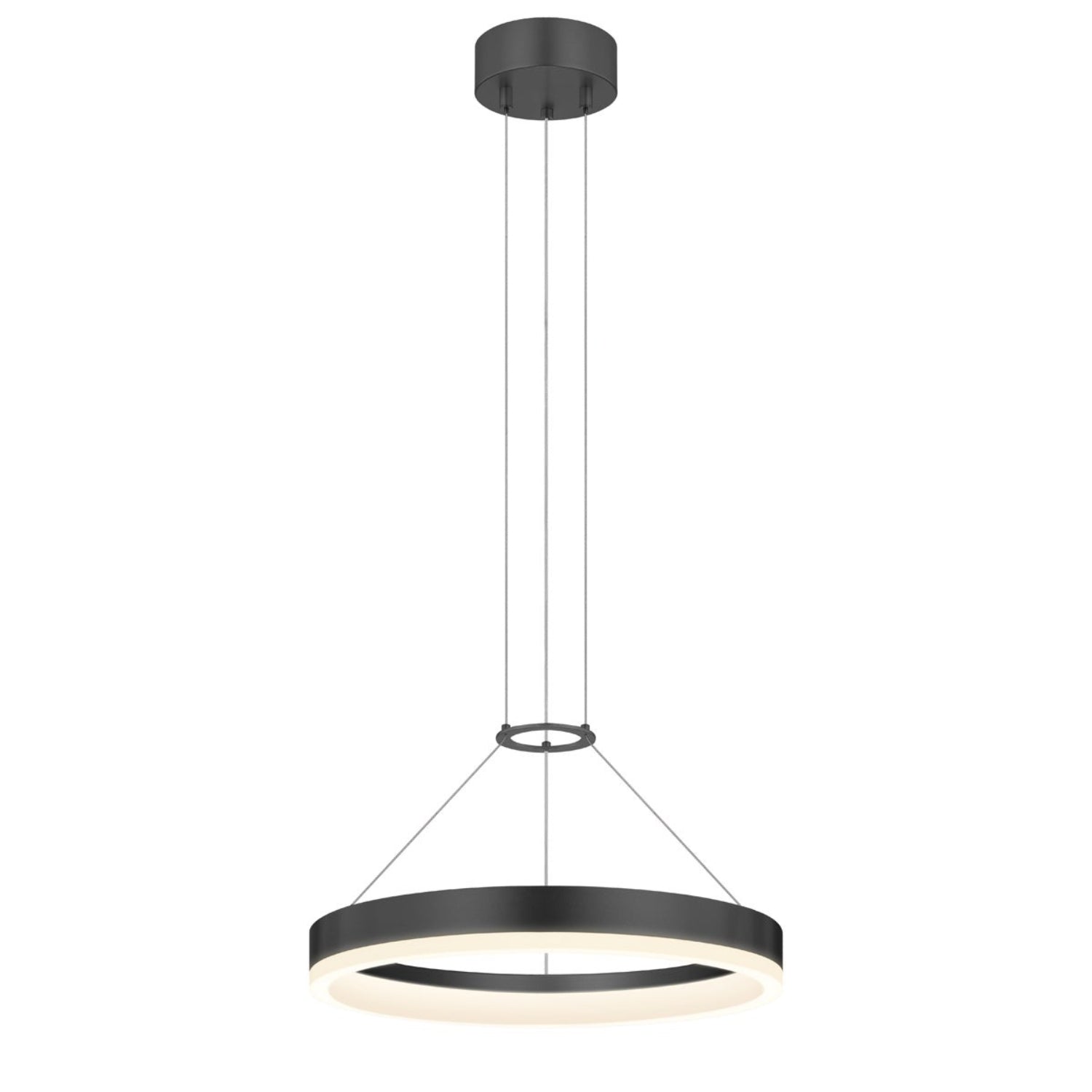 Sonneman Corona Satin Black 2313.25 Pendant