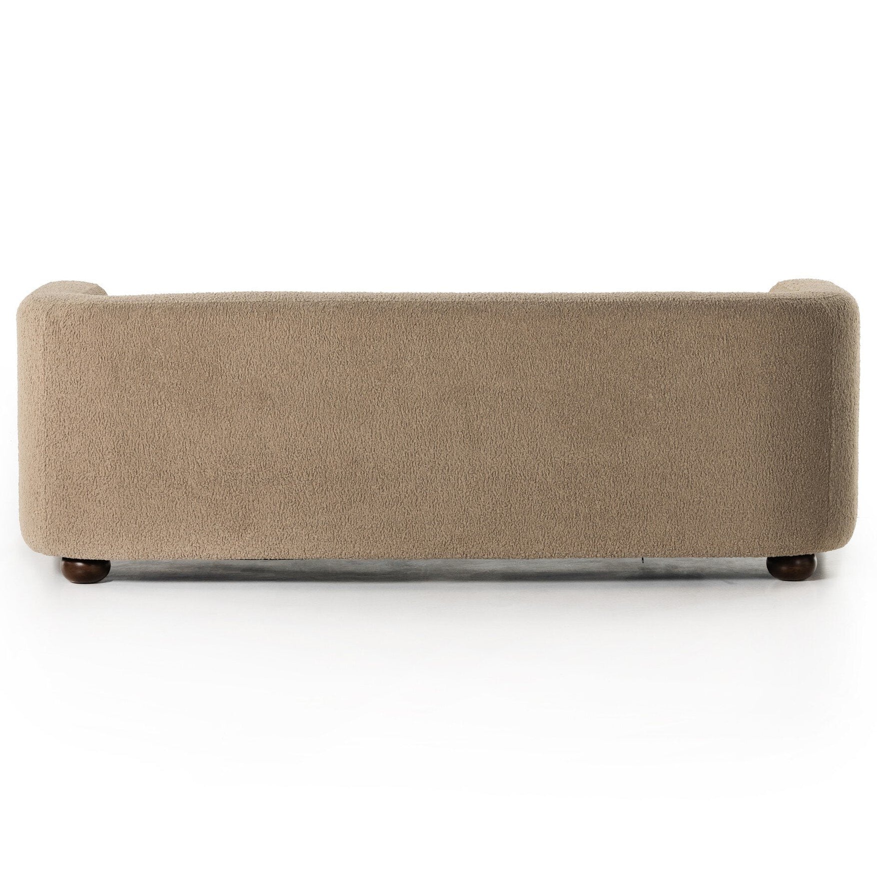 Four Hands Gidget Sheepskin Camel Sofa — back view