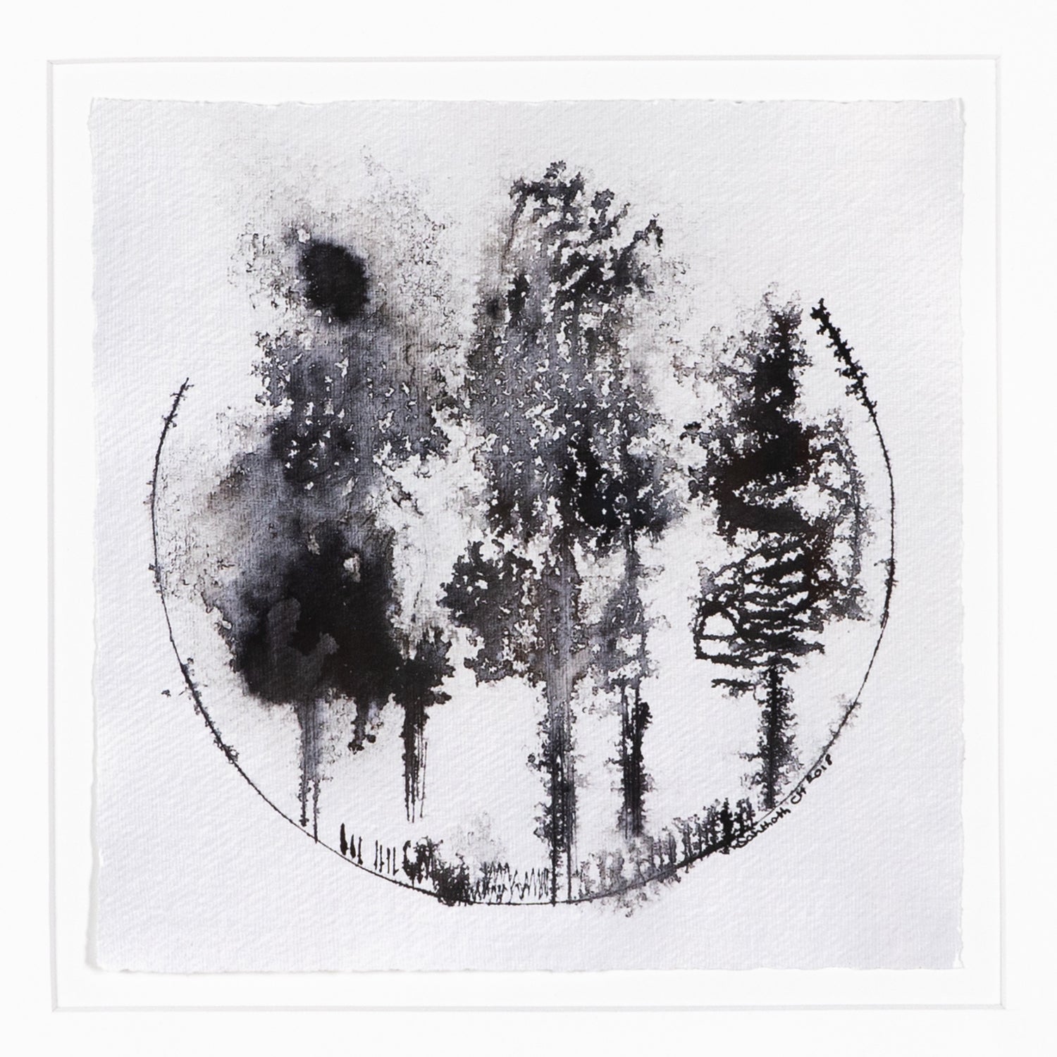 Four Hands Through the Trees III Framed Artwork