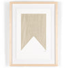 Four Hands Triangle in Taupe Framed Artwork