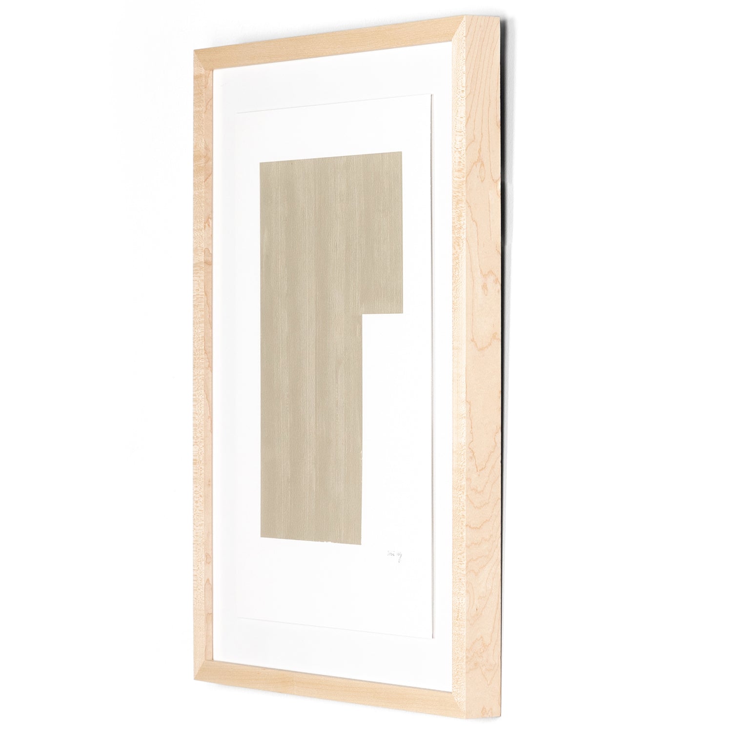 Four Hands Negative in Taupe Framed Artwork