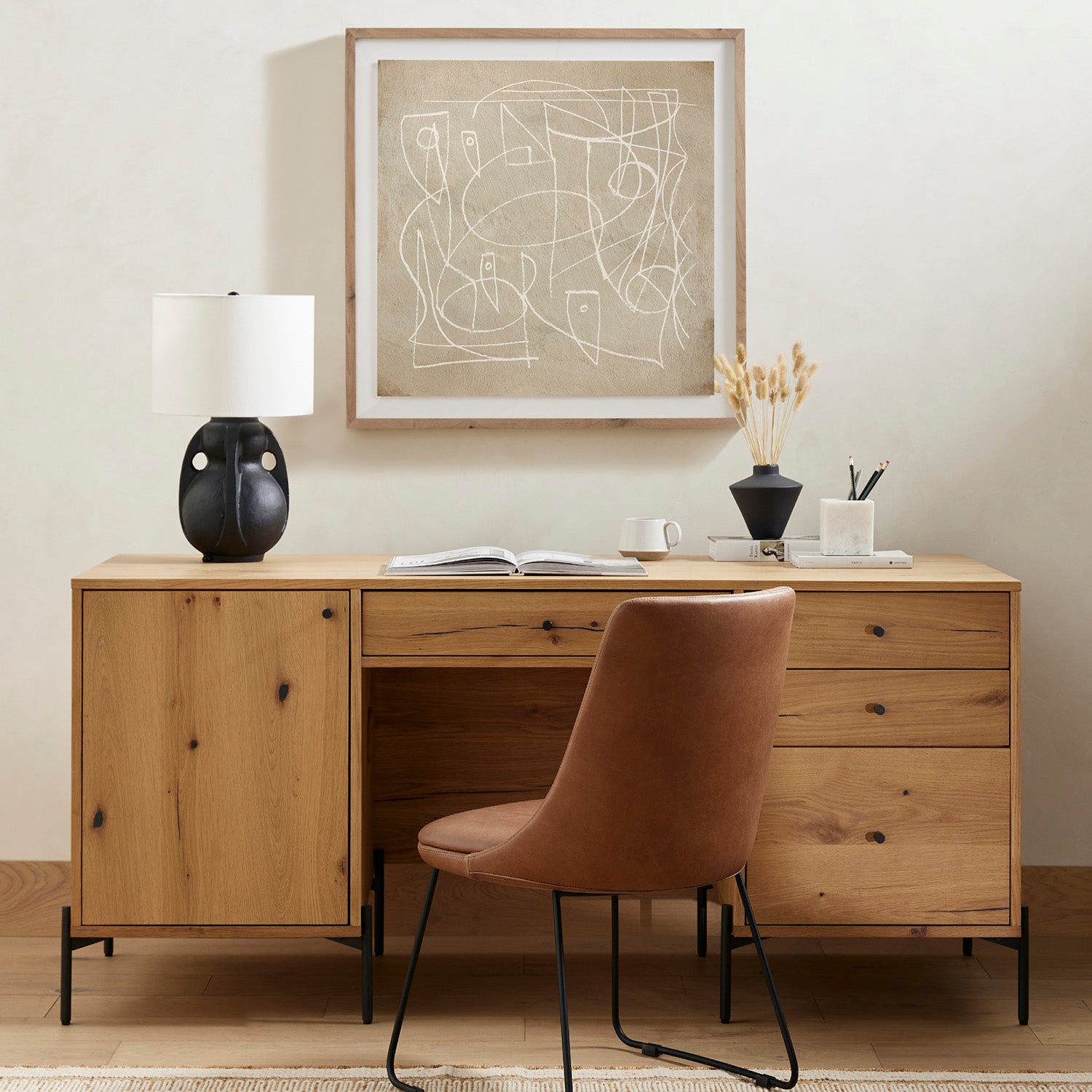 Four Hands Change Framed Artwork