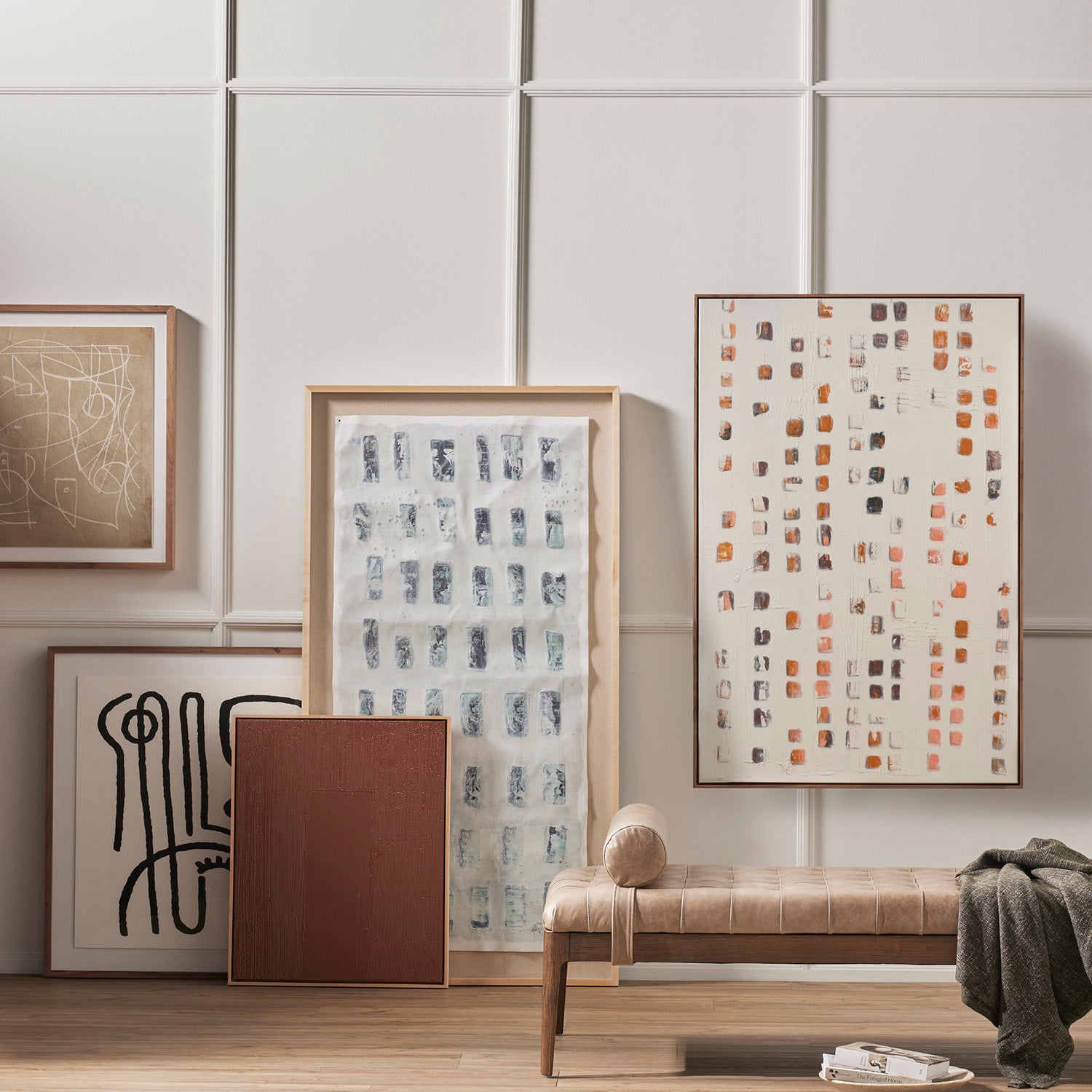 Four Hands Change Framed Artwork