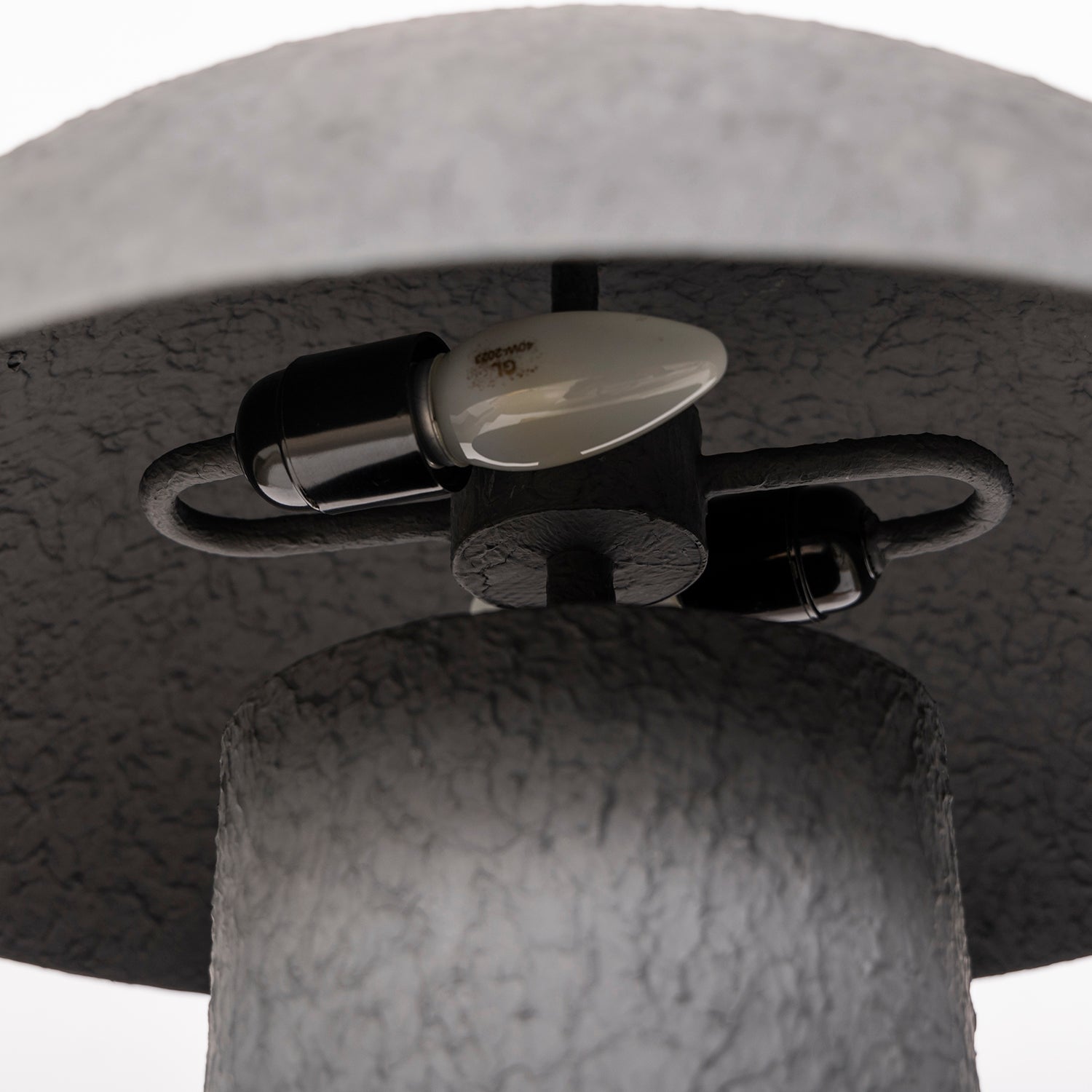 Four Hands Santorini Matte Black Table Lamp - Final Sale