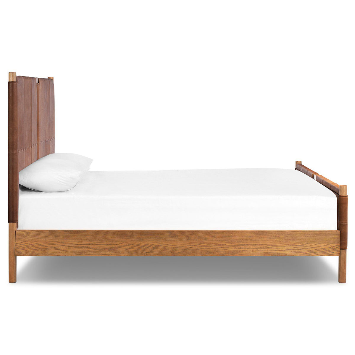 Four Hands Salado Leather Bed