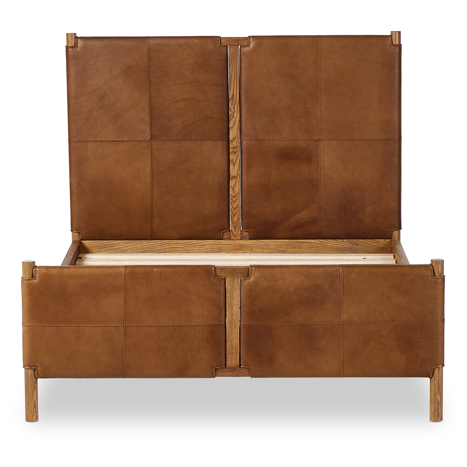 Four Hands Salado Leather Bed