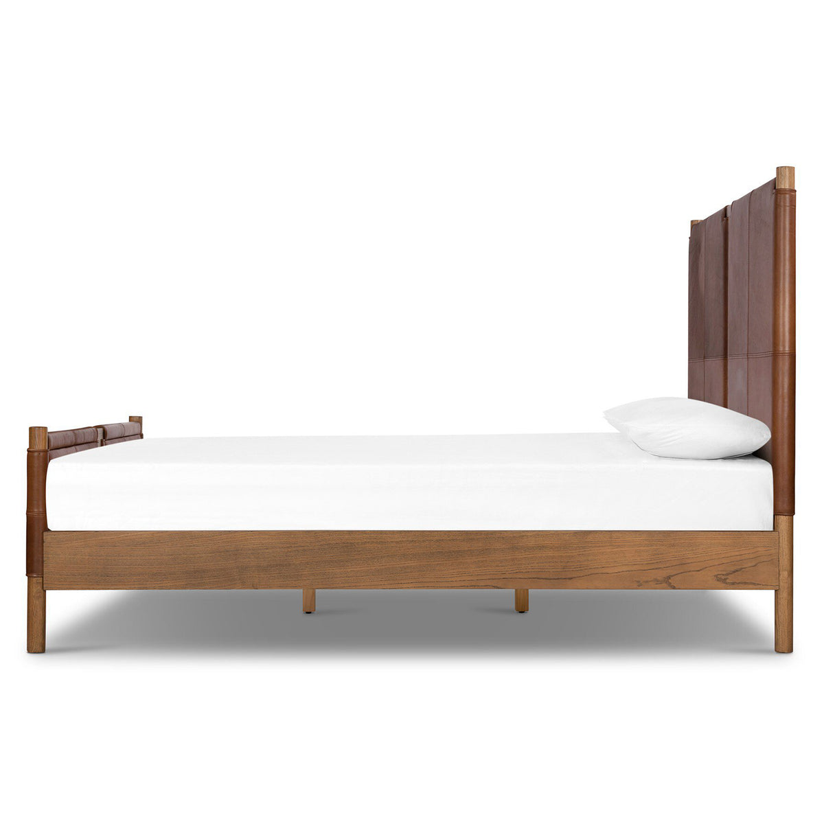 Four Hands Salado Leather Bed