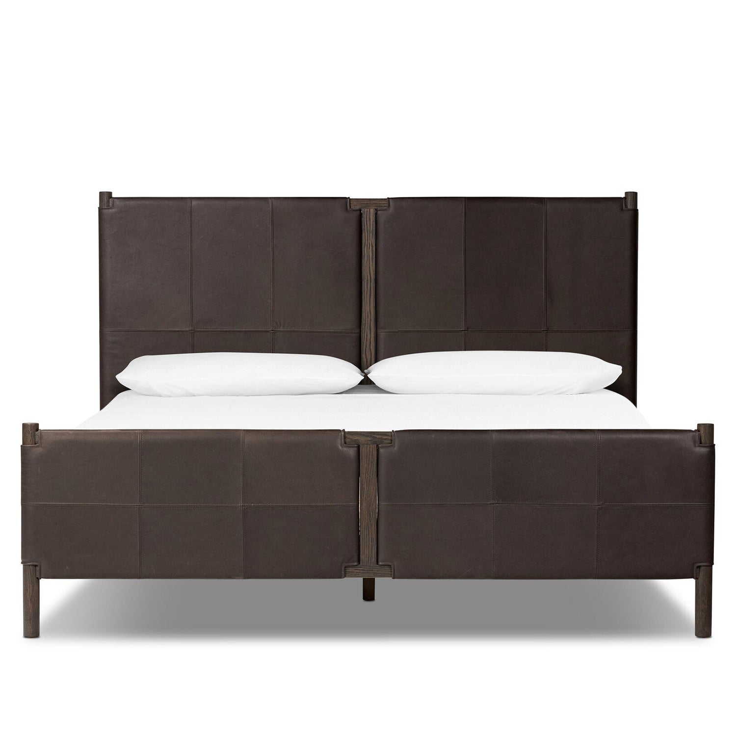 Four Hands Salado Leather Bed