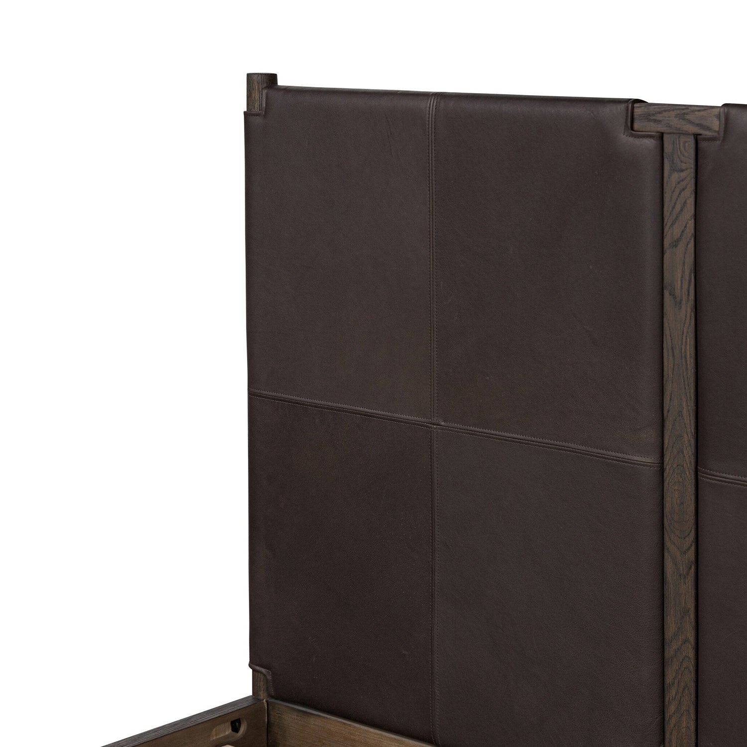 Four Hands Salado Leather Bed