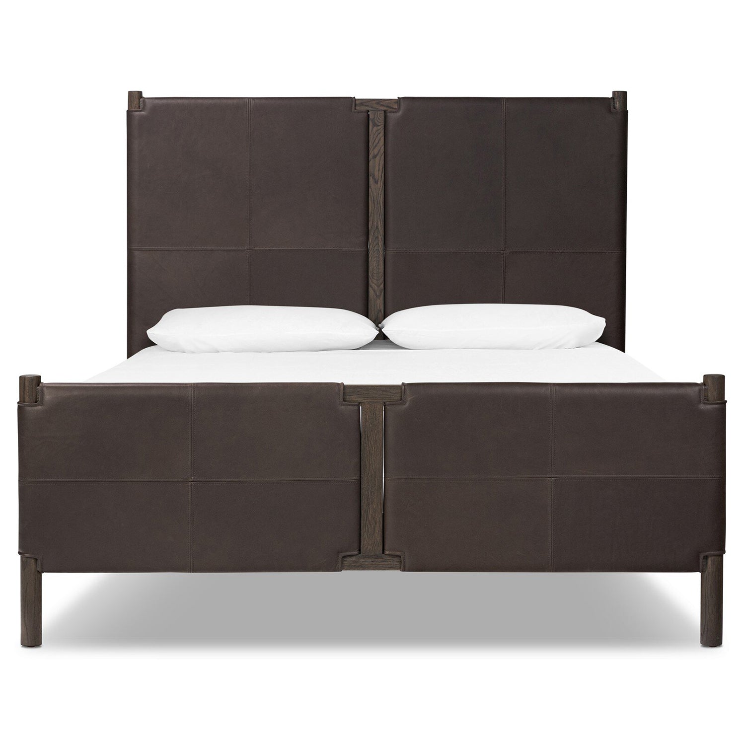 Four Hands Salado Leather Bed