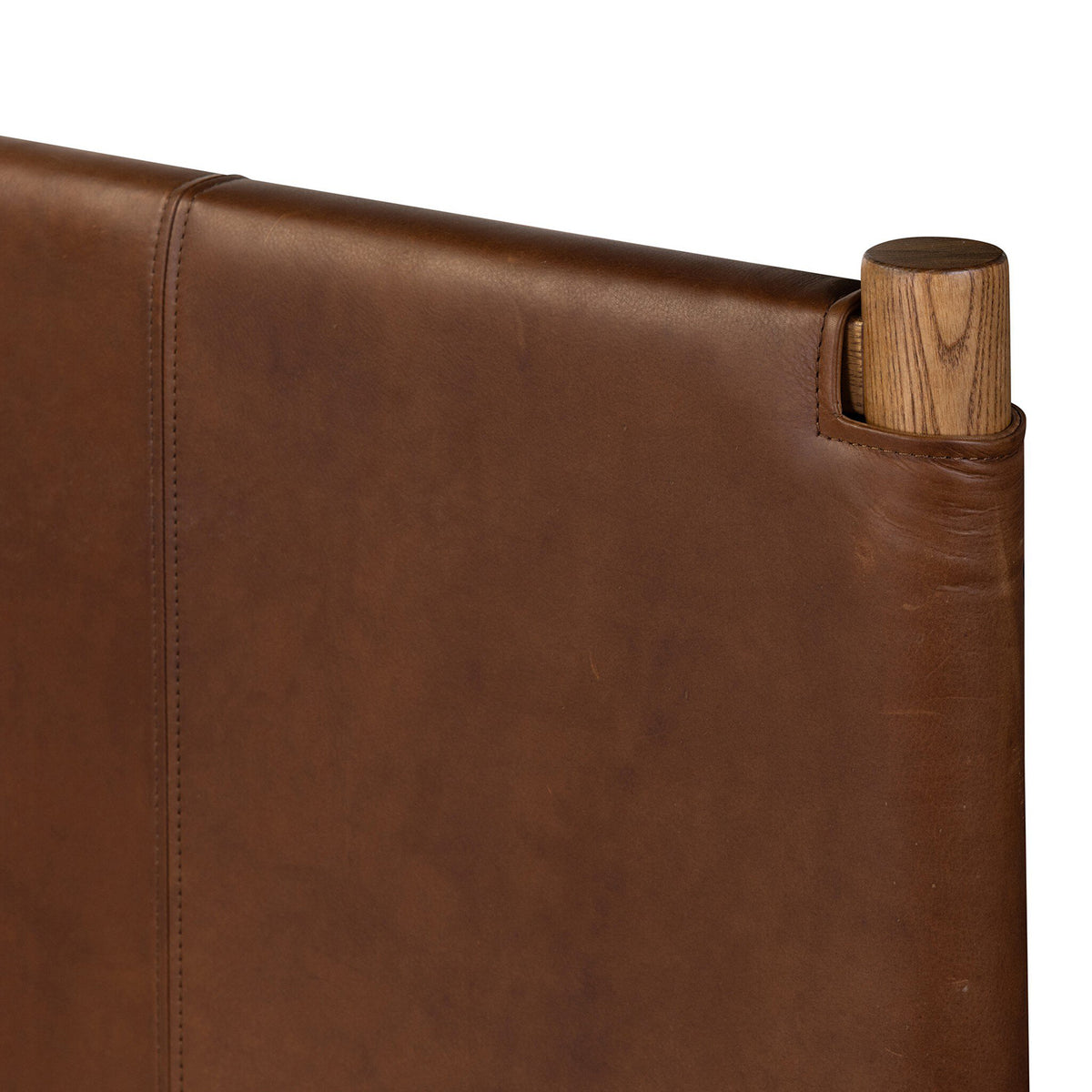 Four Hands Salado Leather Bed