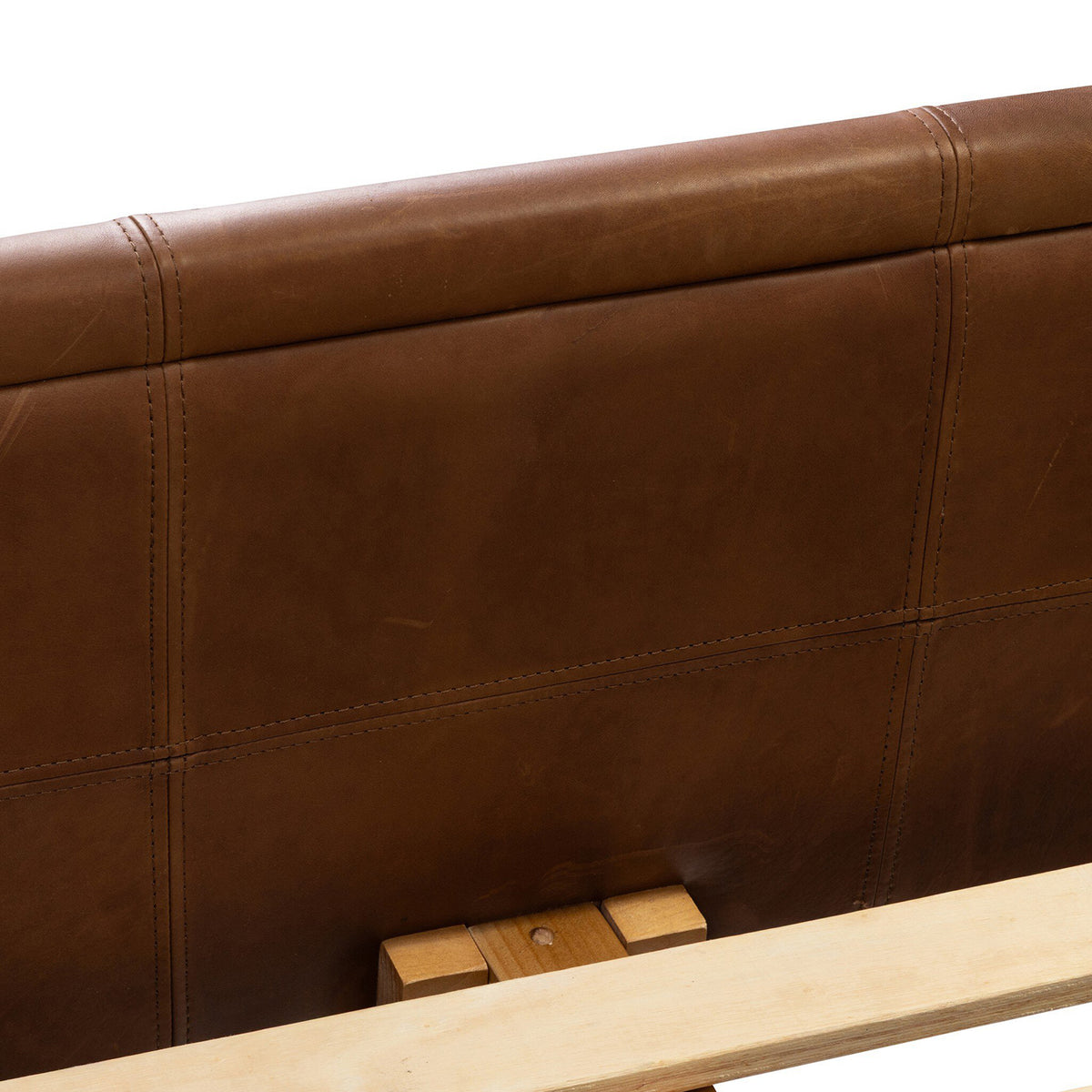 Four Hands Salado Leather Bed