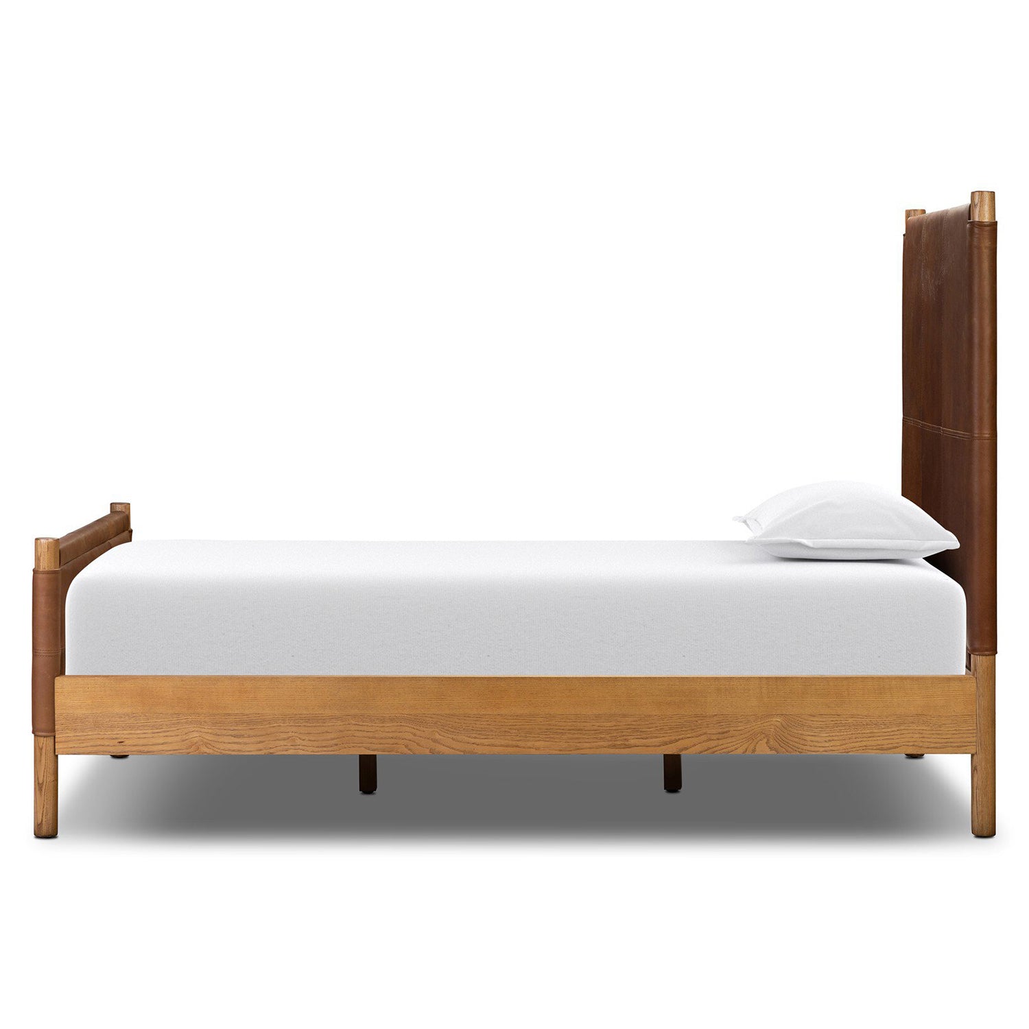 Four Hands Salado Leather Bed