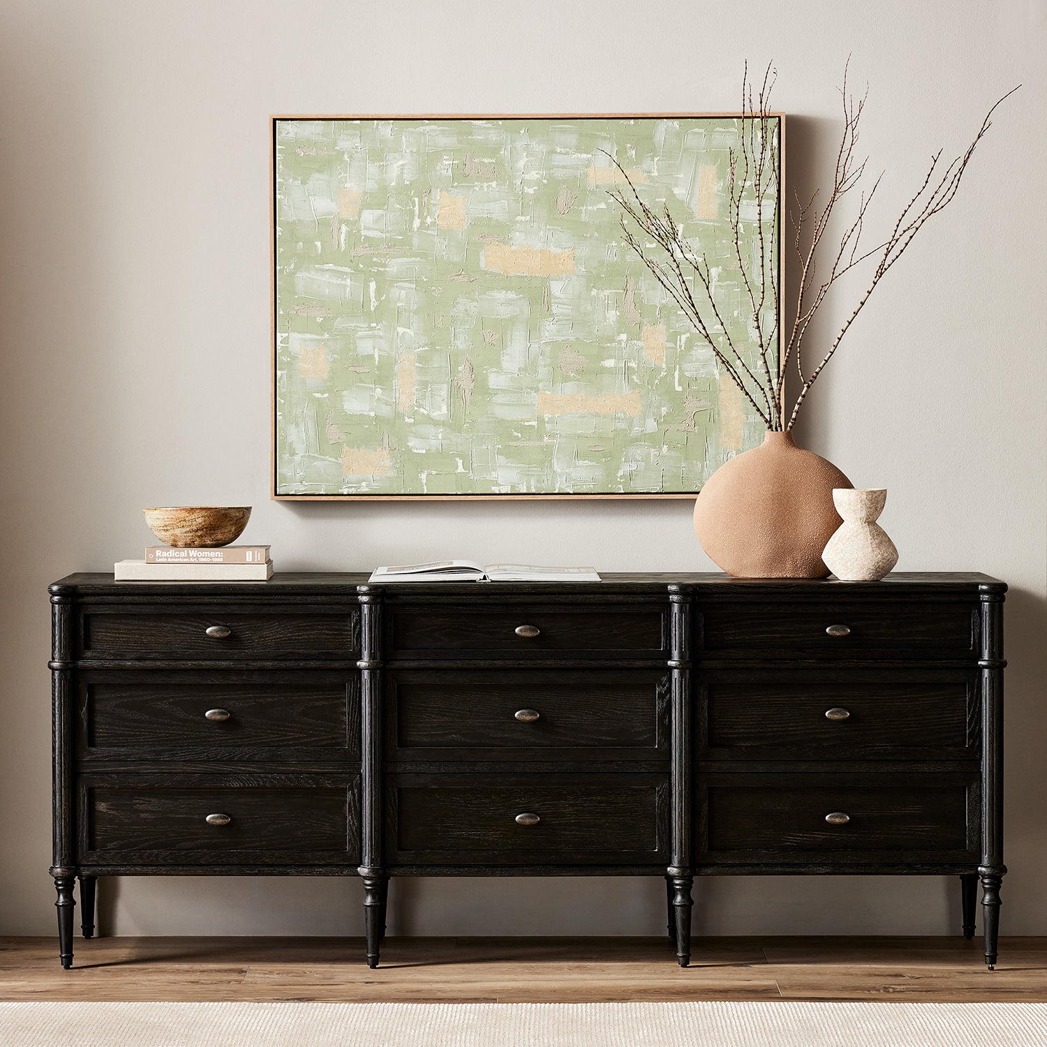 Four Hands Toulouse 9 Drawer Dresser – Paynes Gray