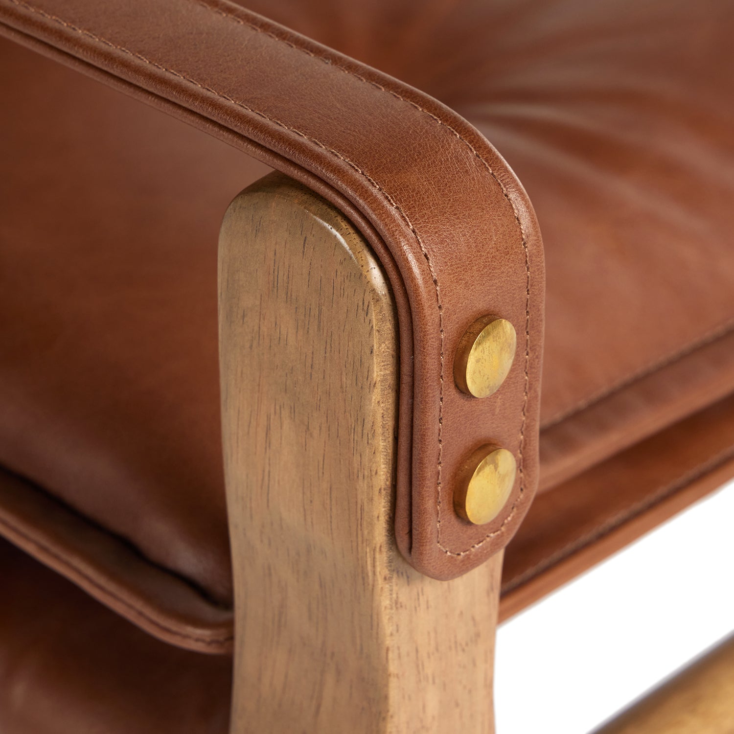 Four Hands Lenz Leather Dining Armchair