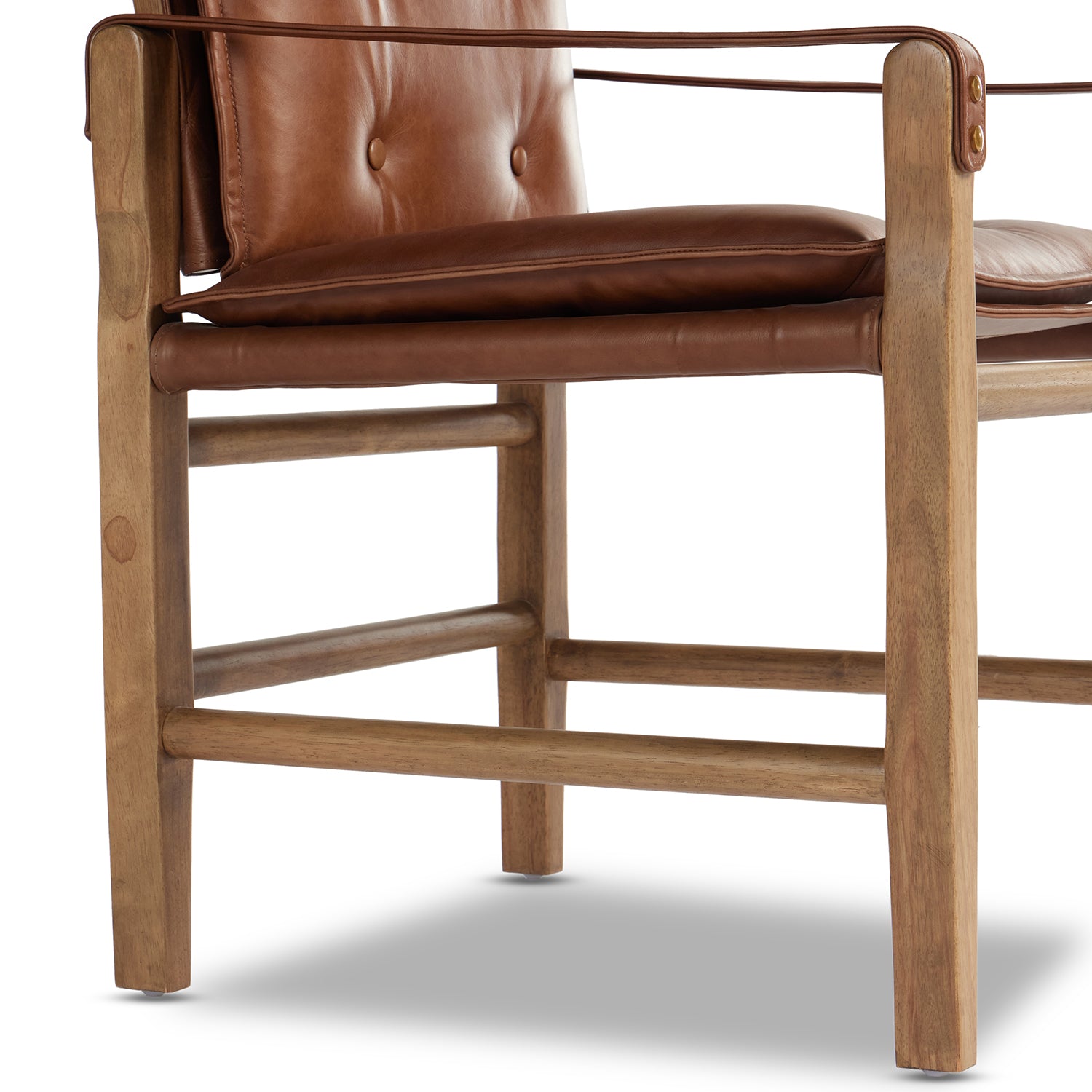 Four Hands Lenz Leather Dining Armchair