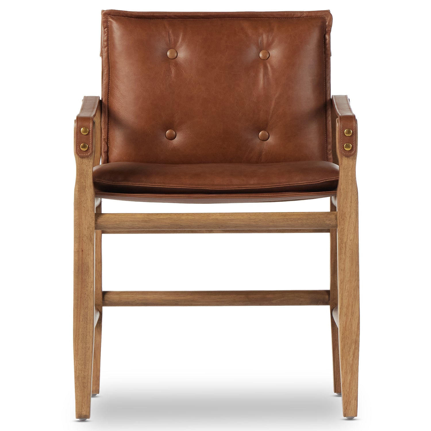 Four Hands Lenz Leather Dining Armchair