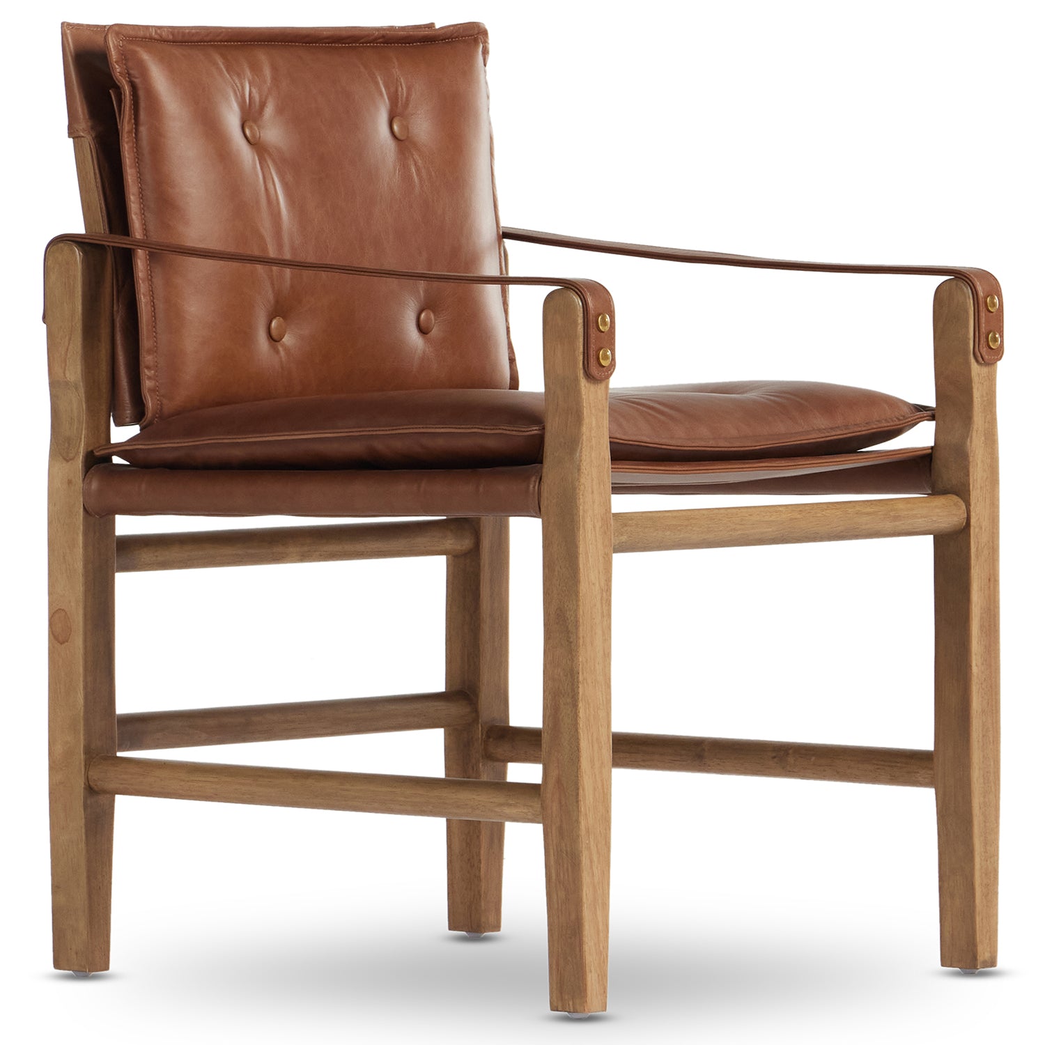 Four Hands Lenz Leather Dining Armchair