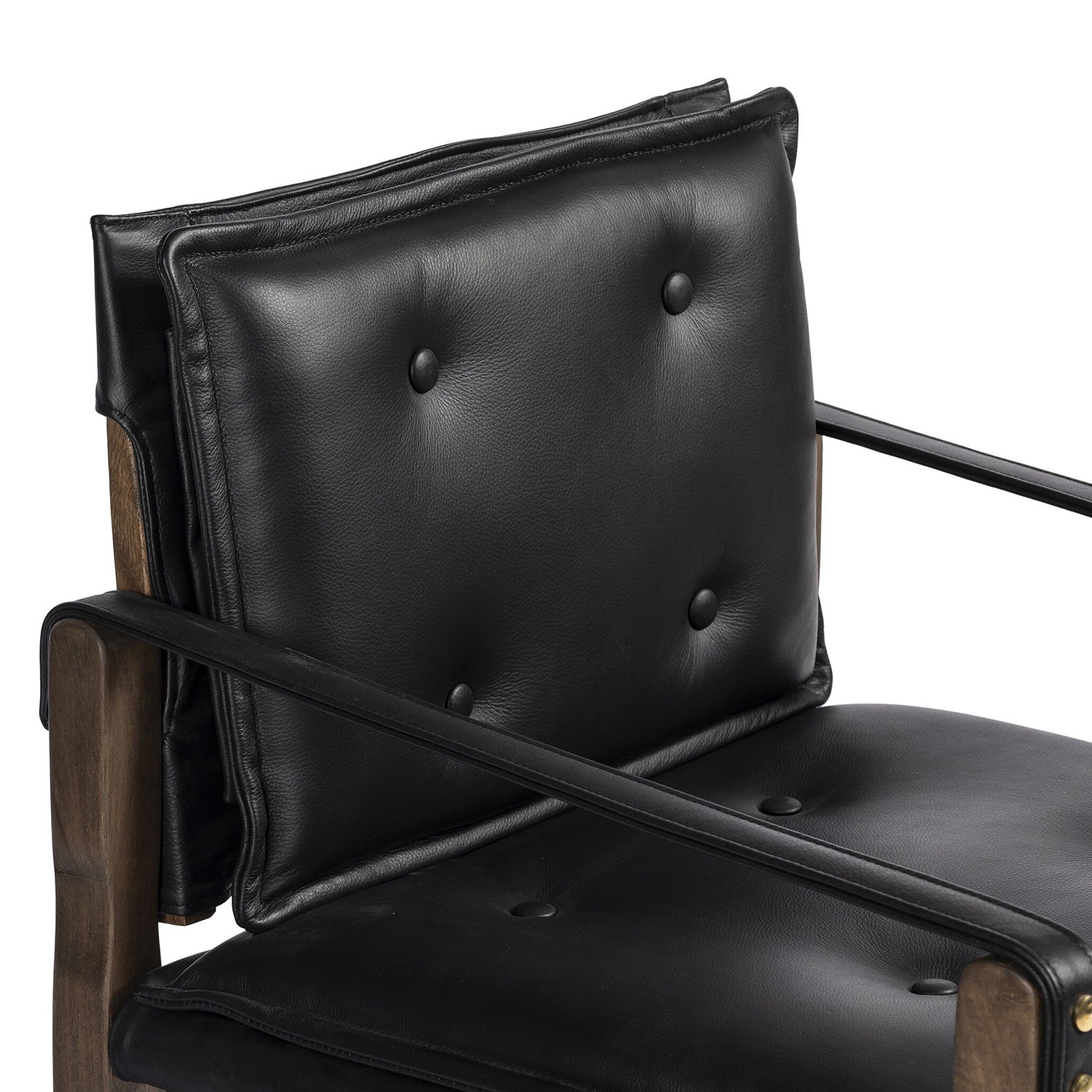 Four Hands Lenz Leather Dining Armchair