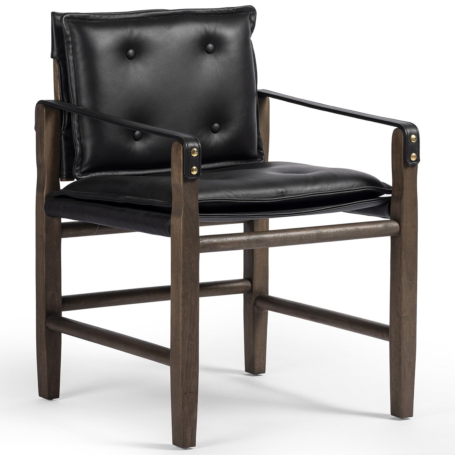 Four Hands Lenz Leather Dining Armchair