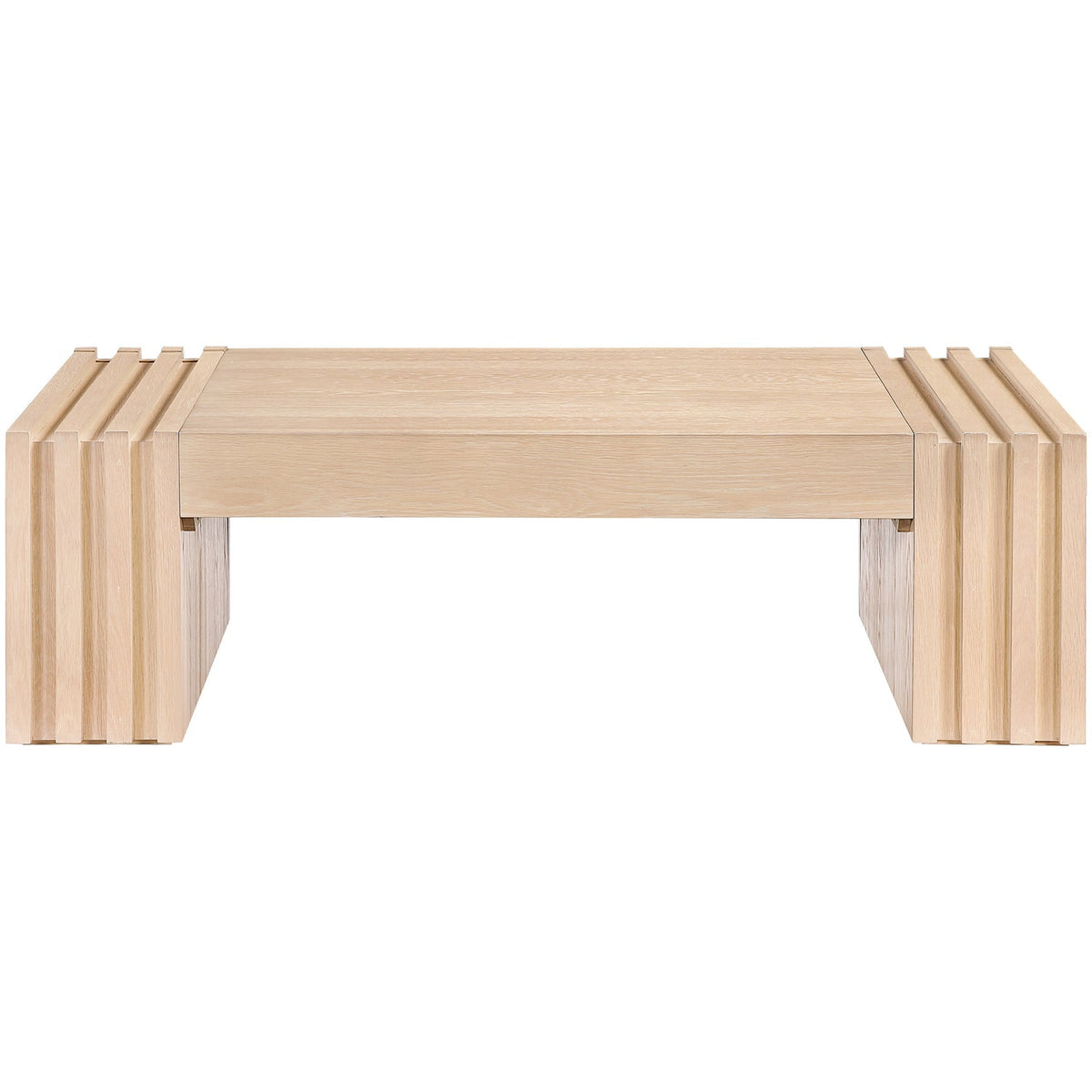 Stanton Natural Oak Veneer And Solid Wood Coffee Table