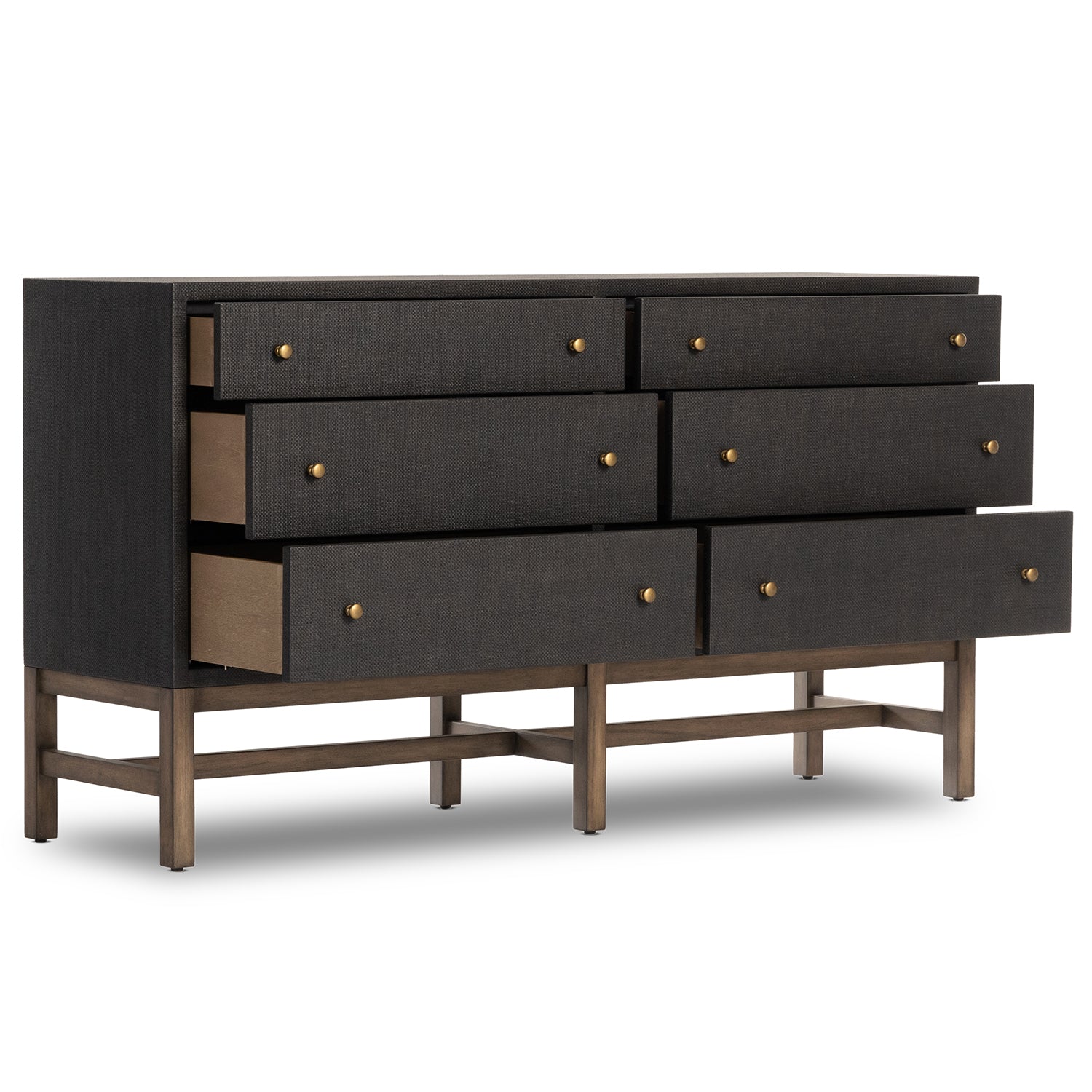 Four Hands Fiona 6 Black Drawer Dresser