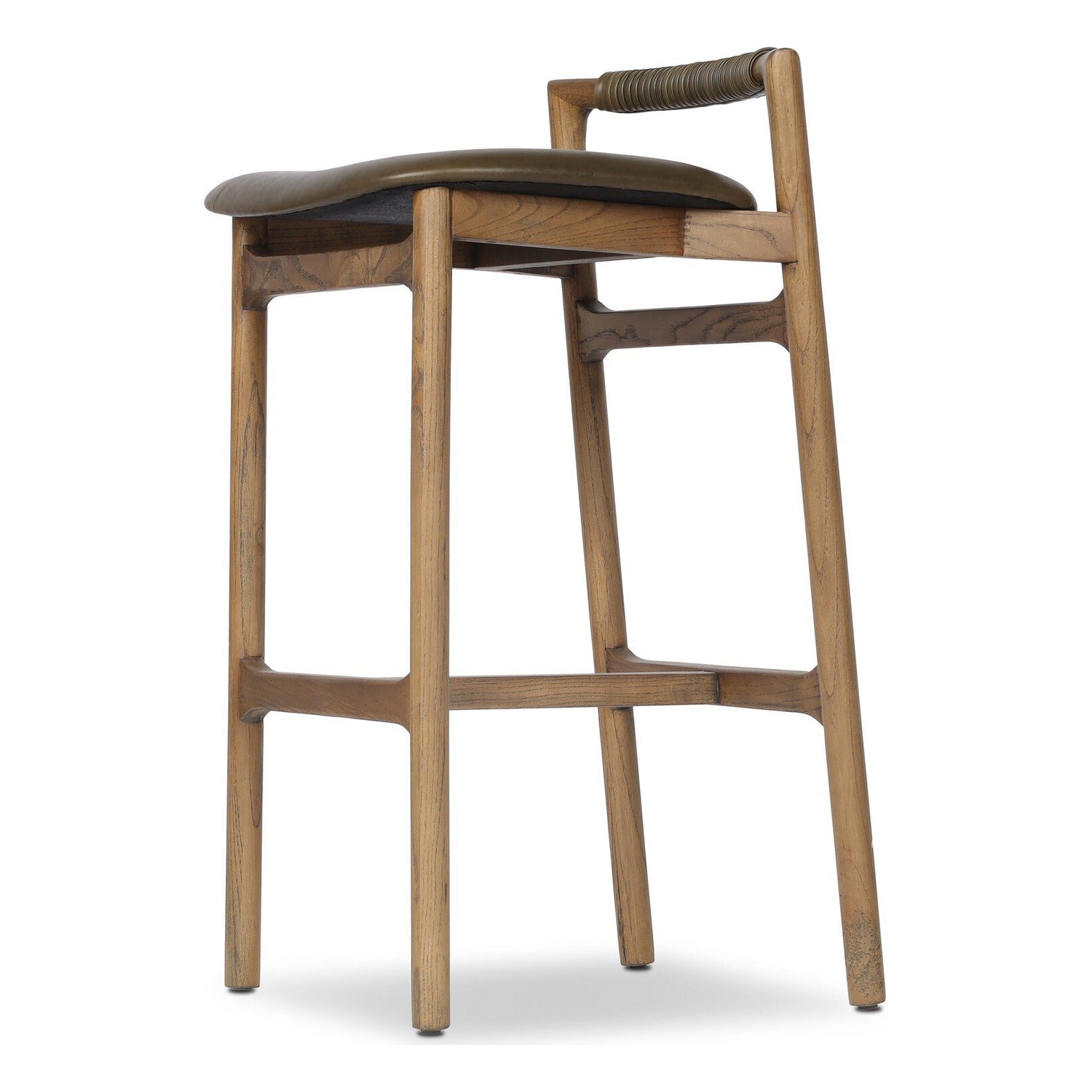 Four Hands Baden Dulane Moss Bar Stool Set of 2