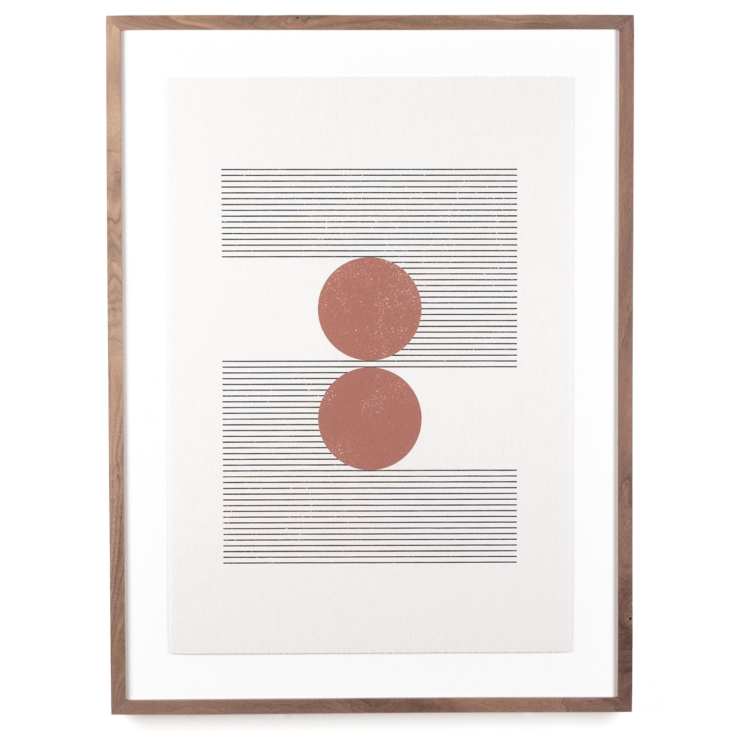 Four Hands Woodblock The Hug Beige Framed Artwork