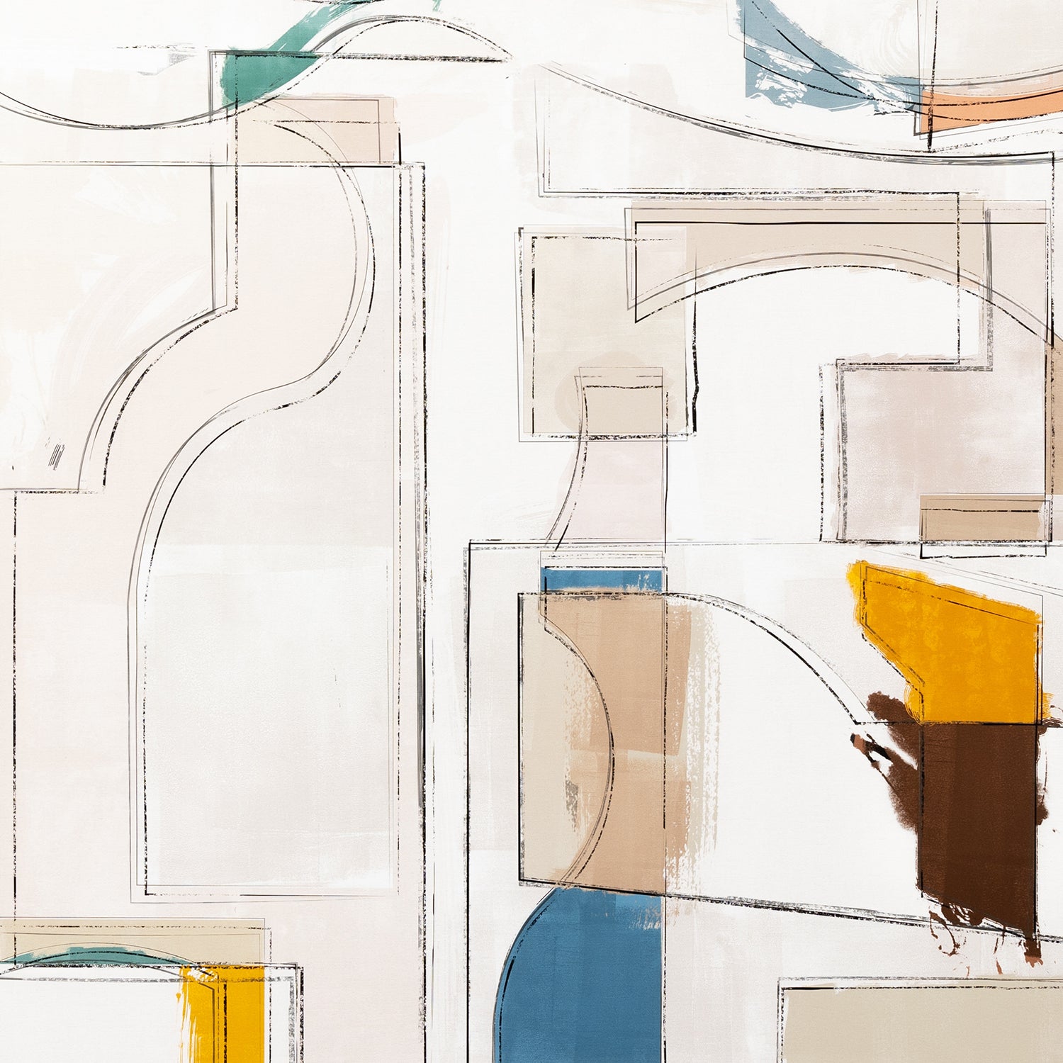 Four Hands Midst VI Framed Artwork