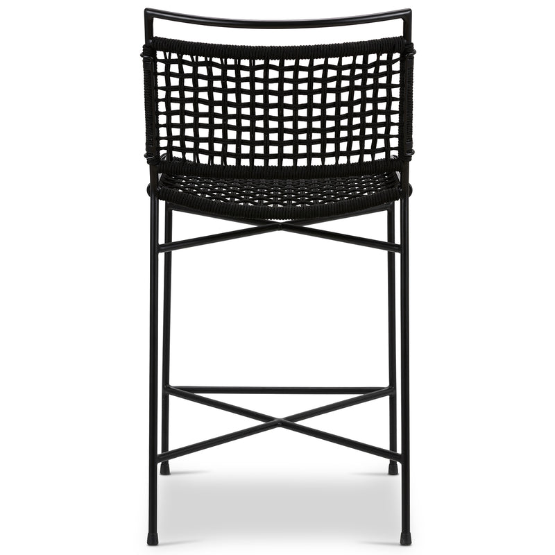 Four Hands Wharton Outdoor Counter Stool Set of 2 Paynes Gray