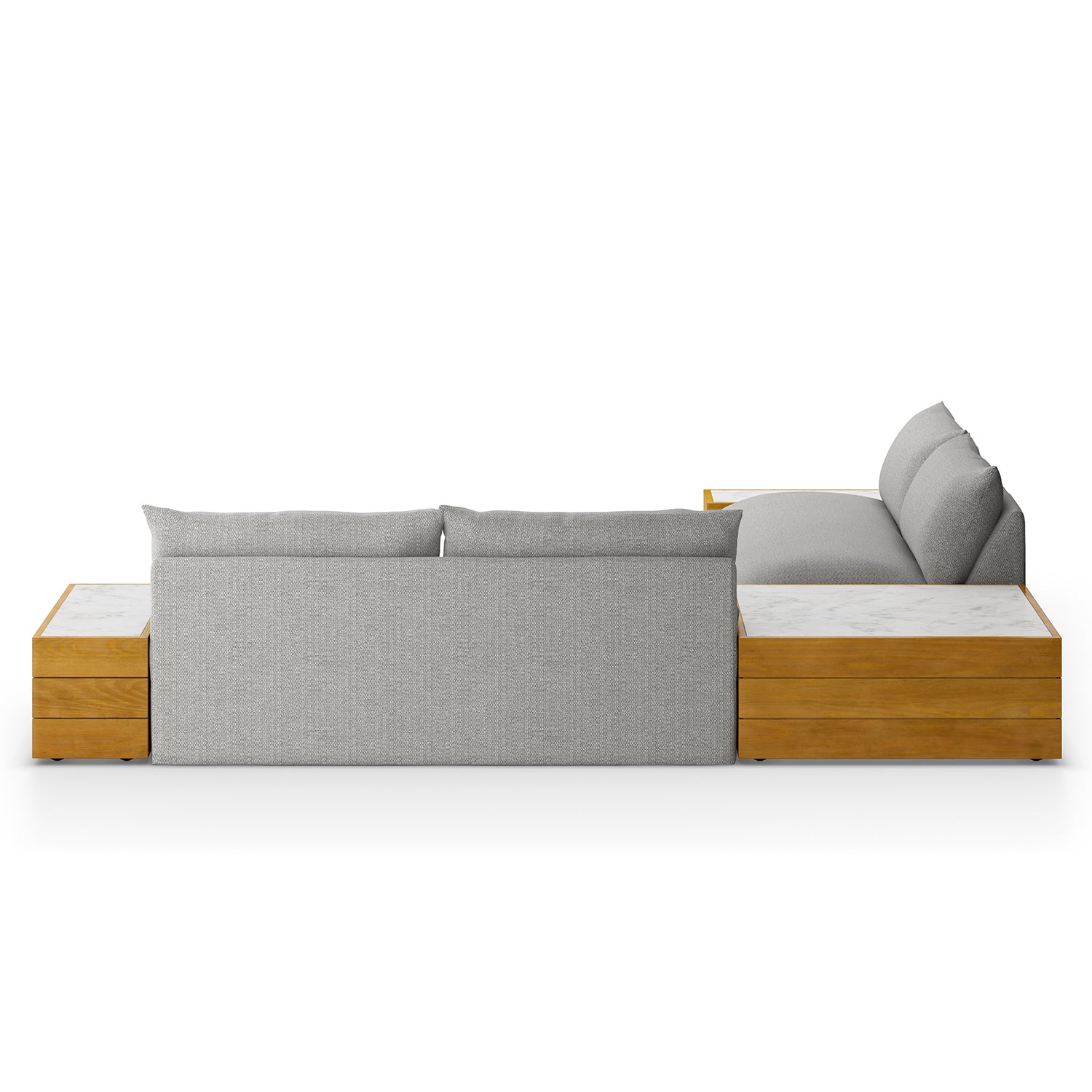 Four Hands Grant 2 Piece Outdoor Sectional Sofa - Final Sale