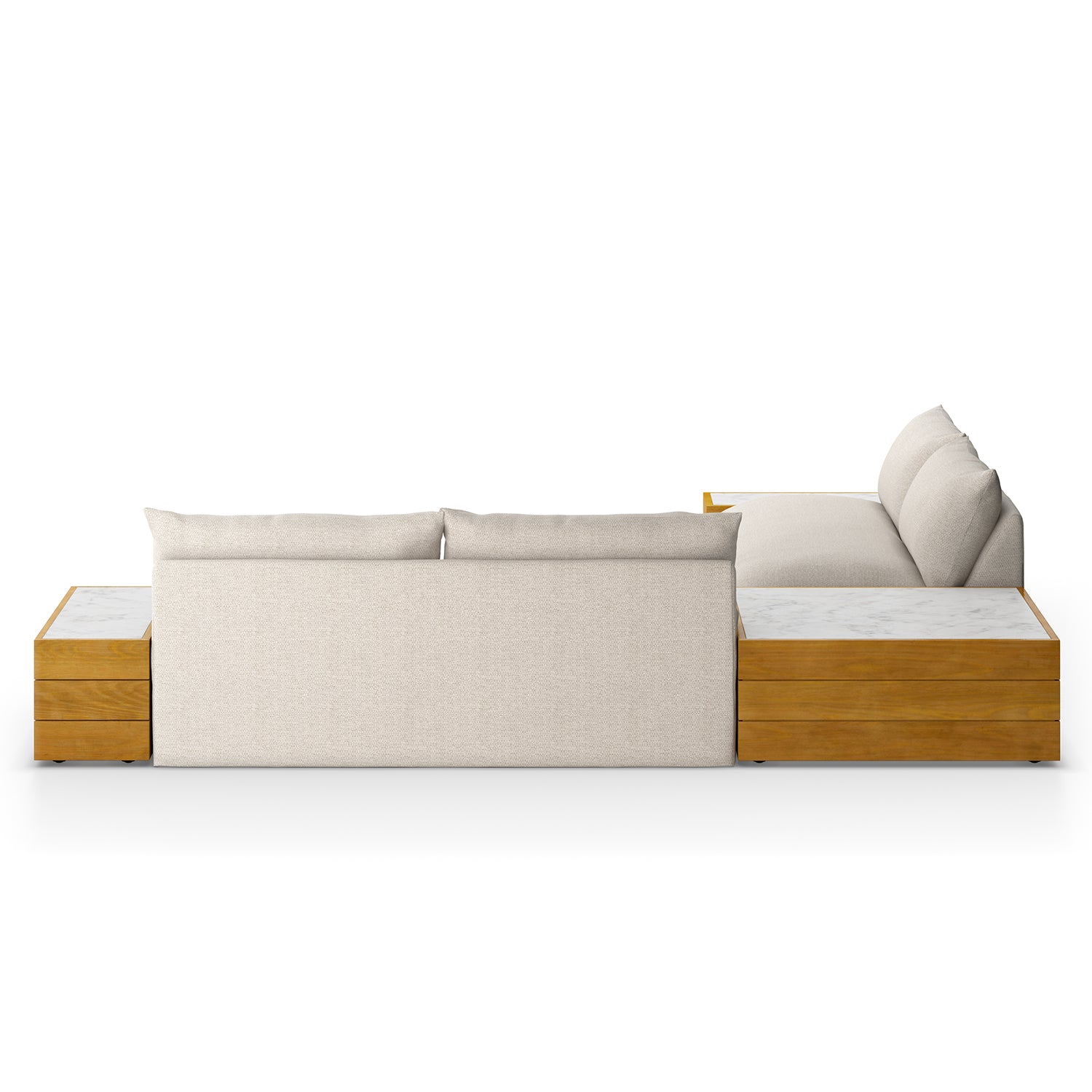 Four Hands Grant 2 Piece Outdoor Sectional Sofa - Final Sale